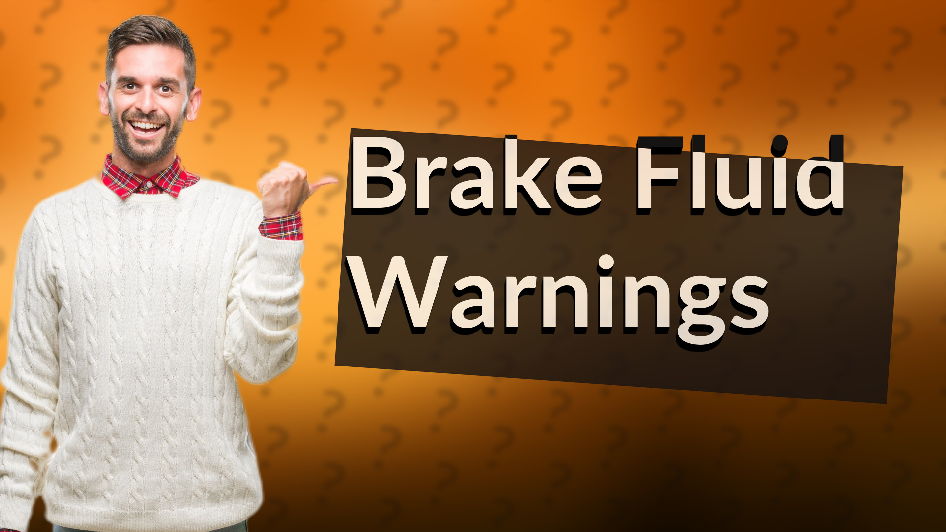 Brake Fluid Warnings