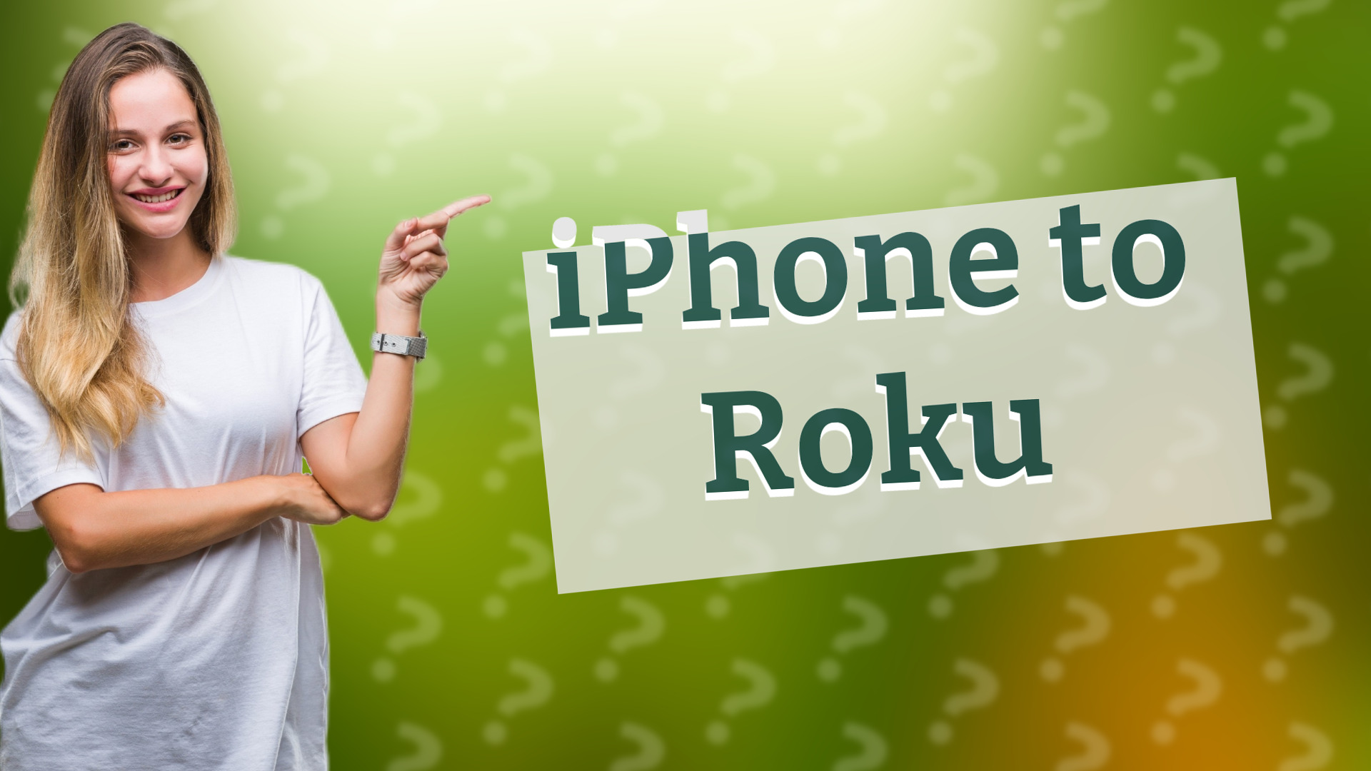 iPhone to Roku