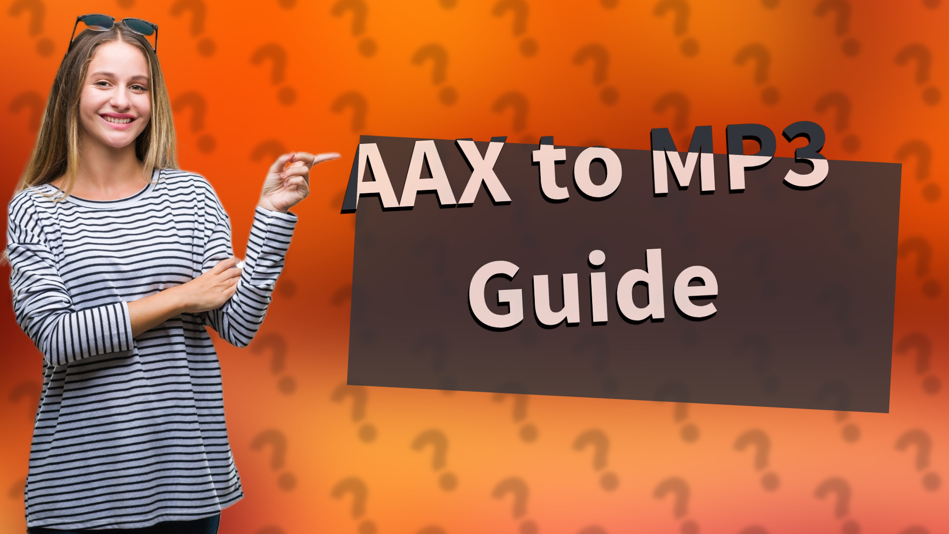 AAX to MP3 Guide