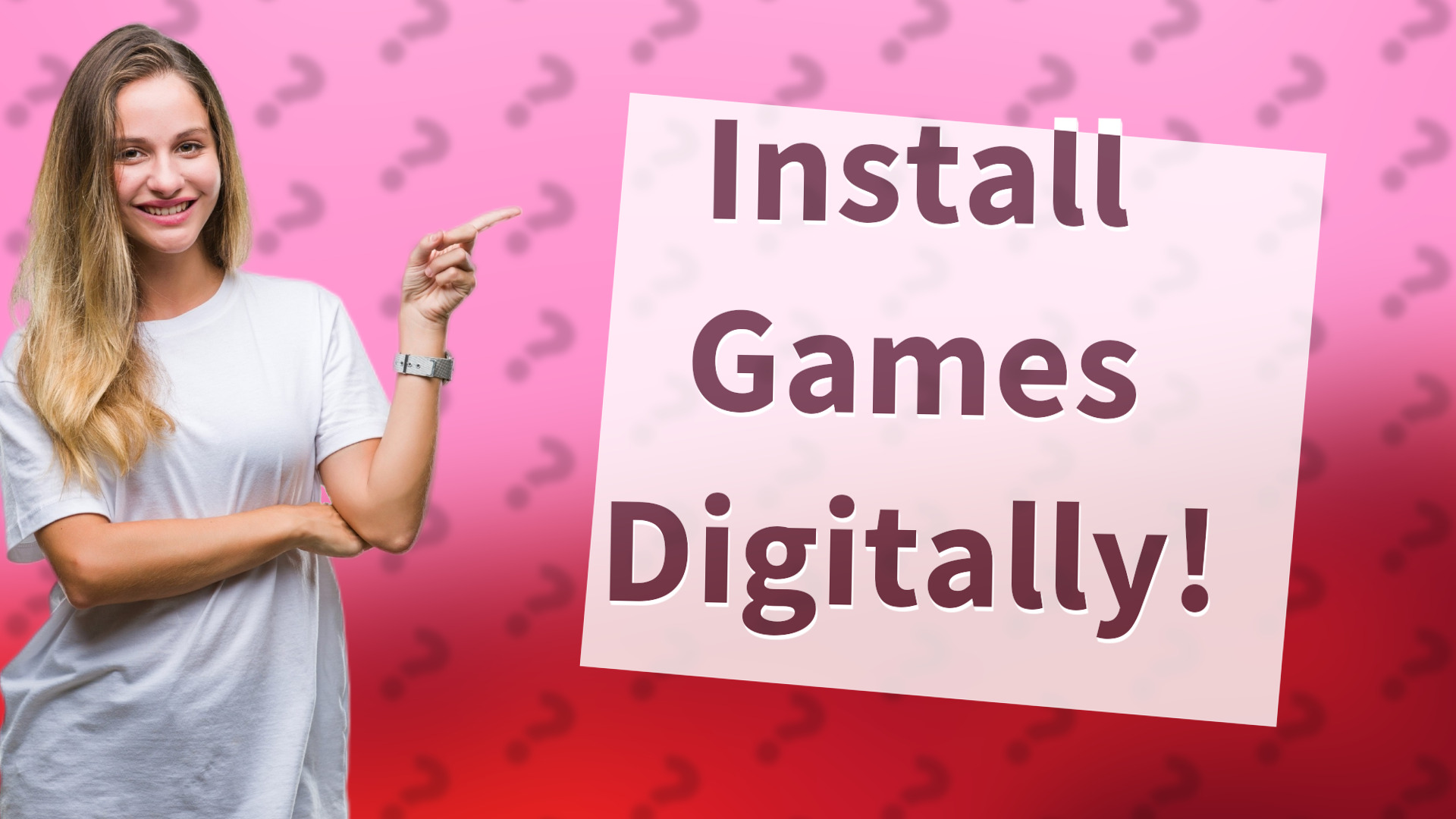 Install Games Digitally!
