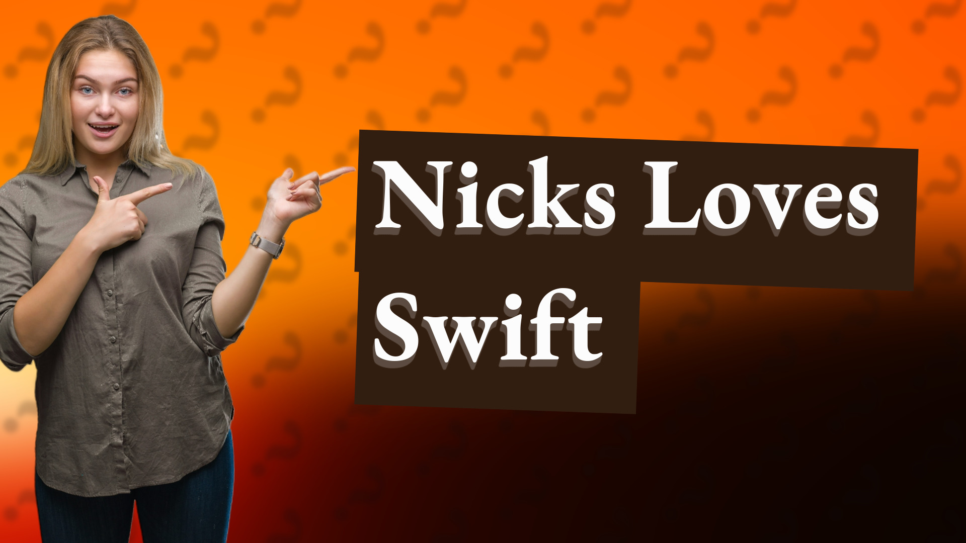 Nicks Loves Swift