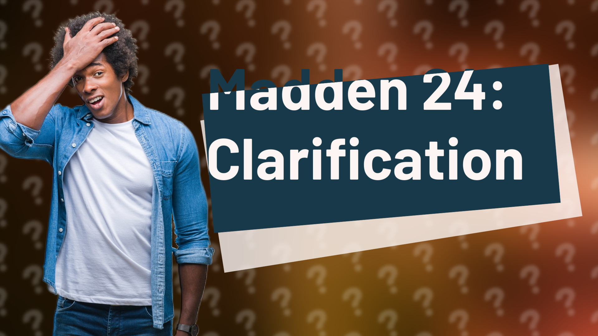 Madden 24: Clarification