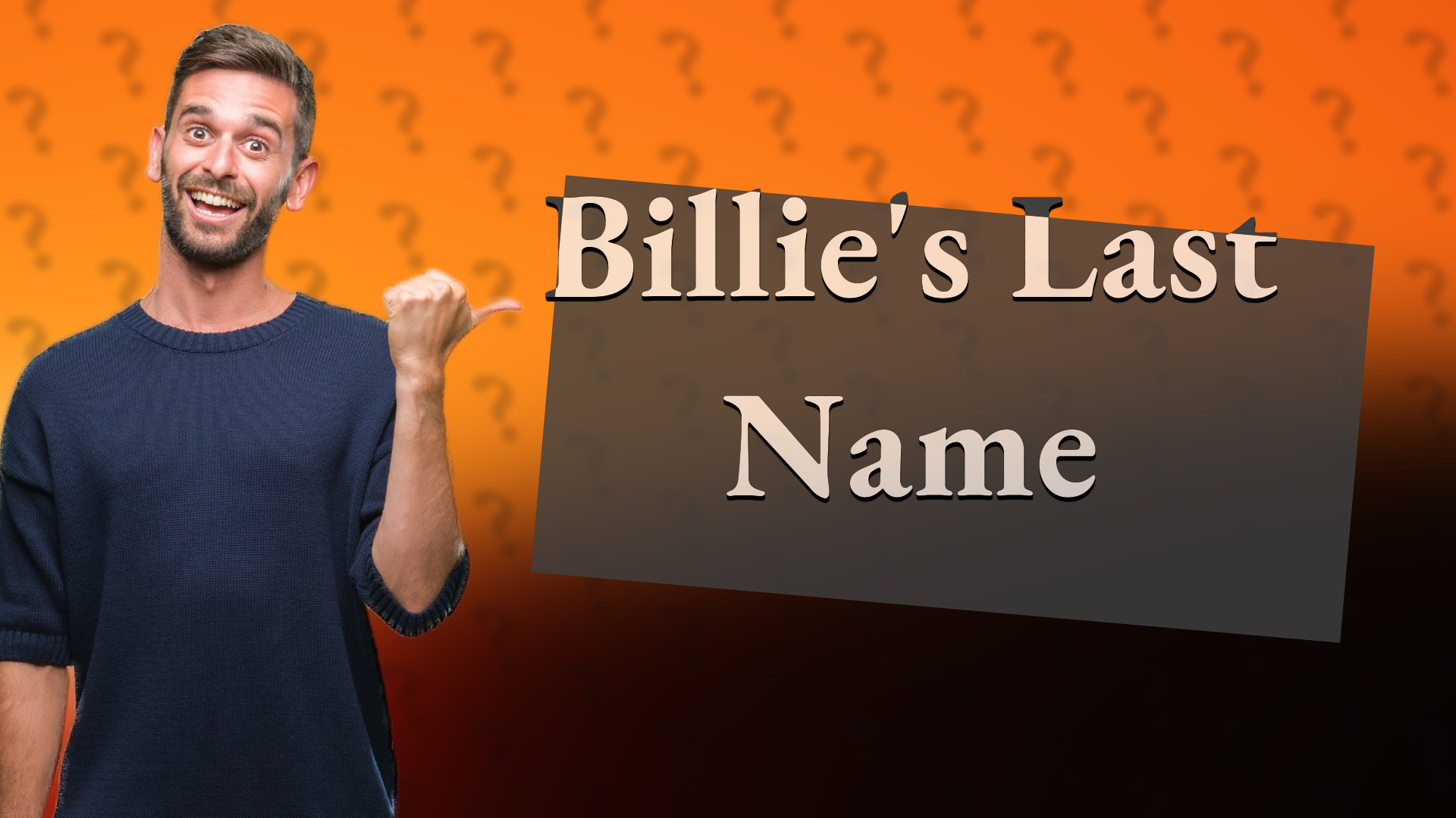 Billie's Last Name