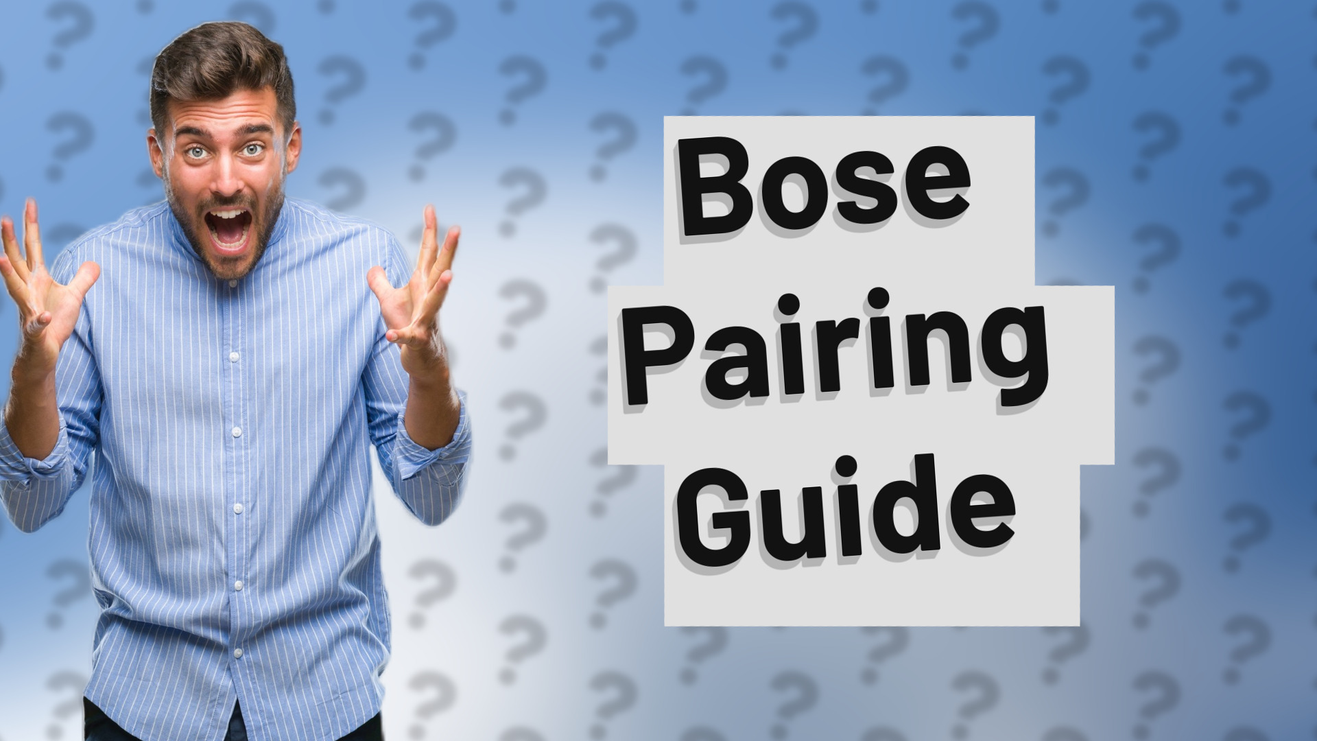 Bose Pairing Guide