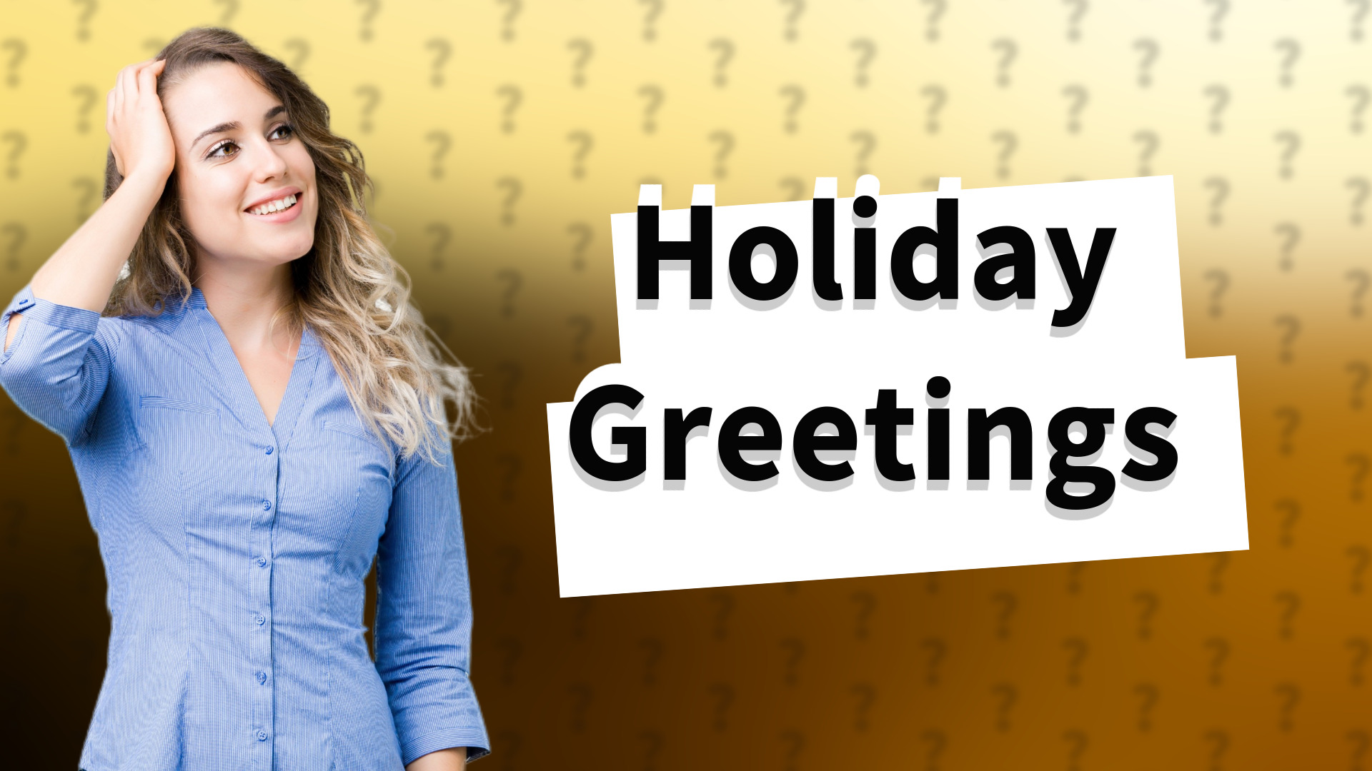 Holiday Greetings