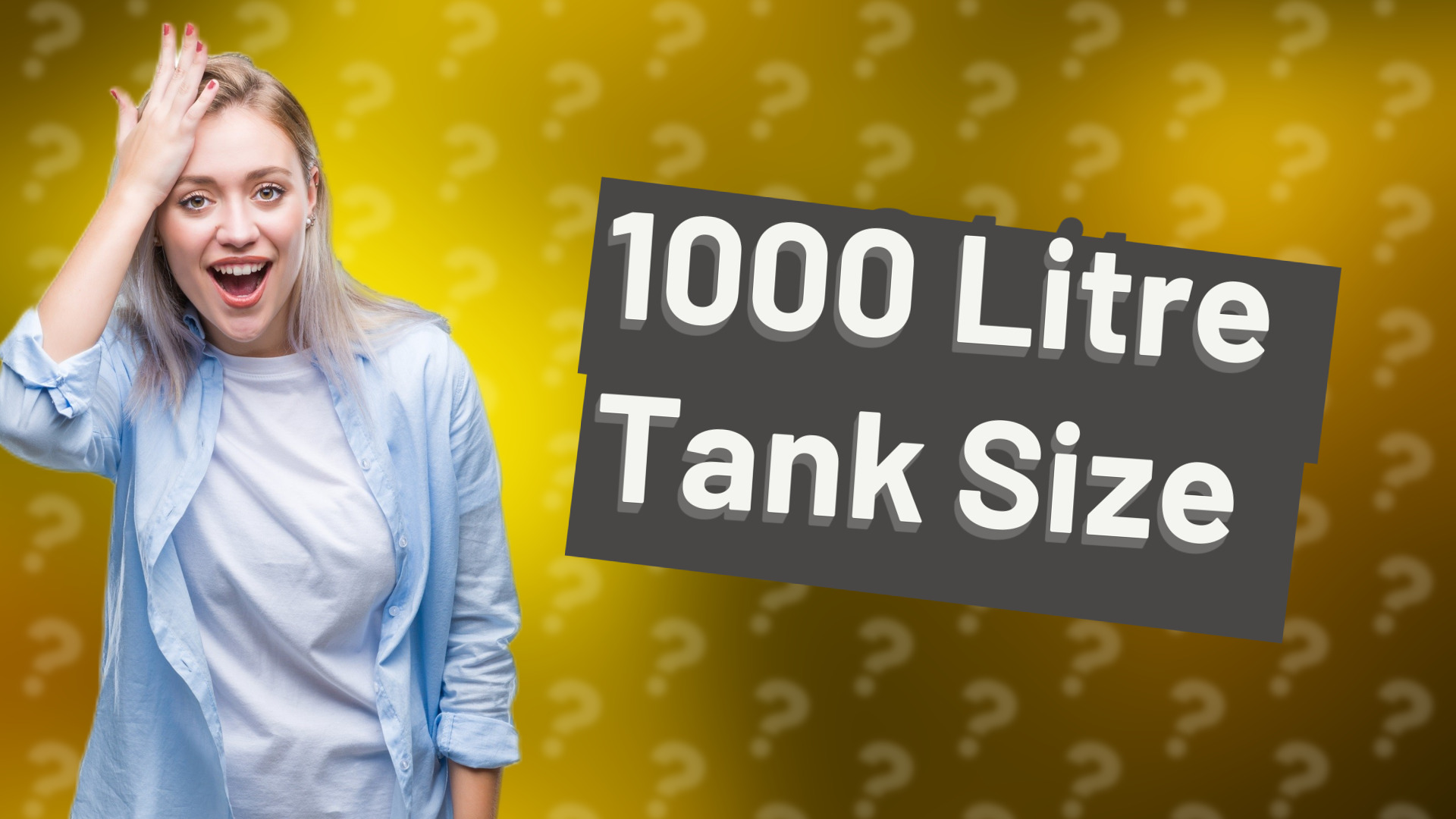 1000 Litre Tank Size