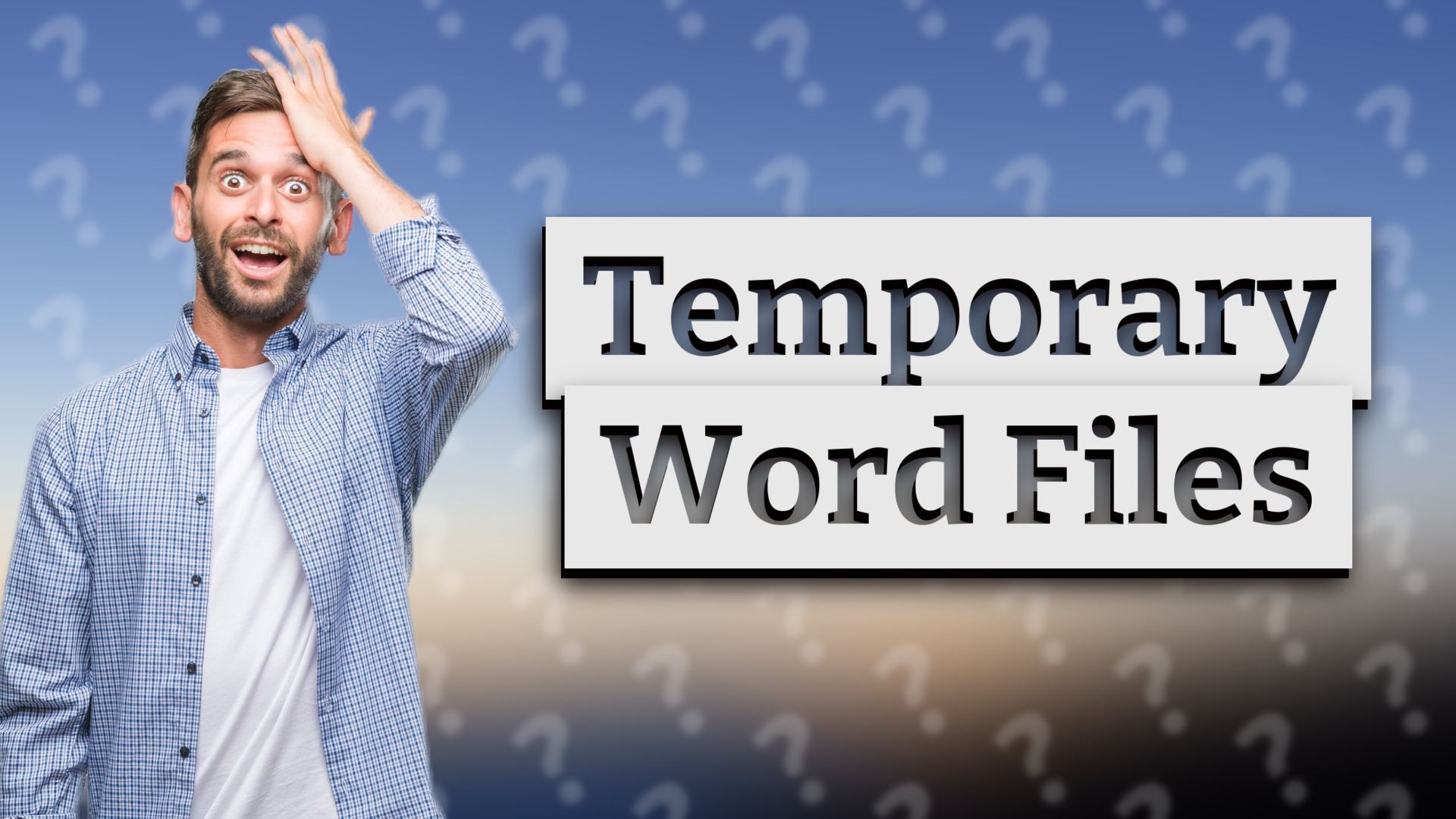 Temporary Word Files