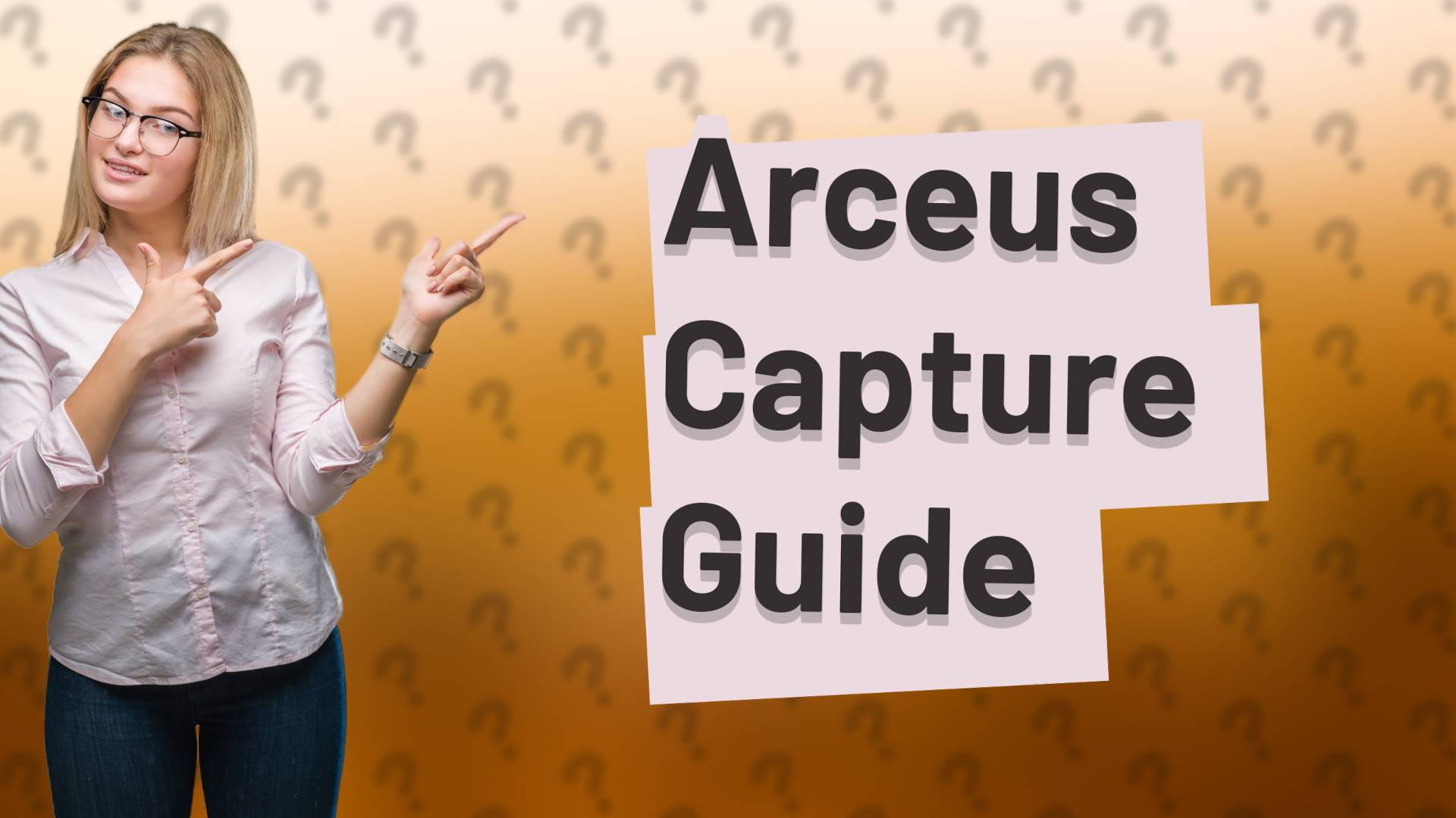 Arceus Capture Guide
