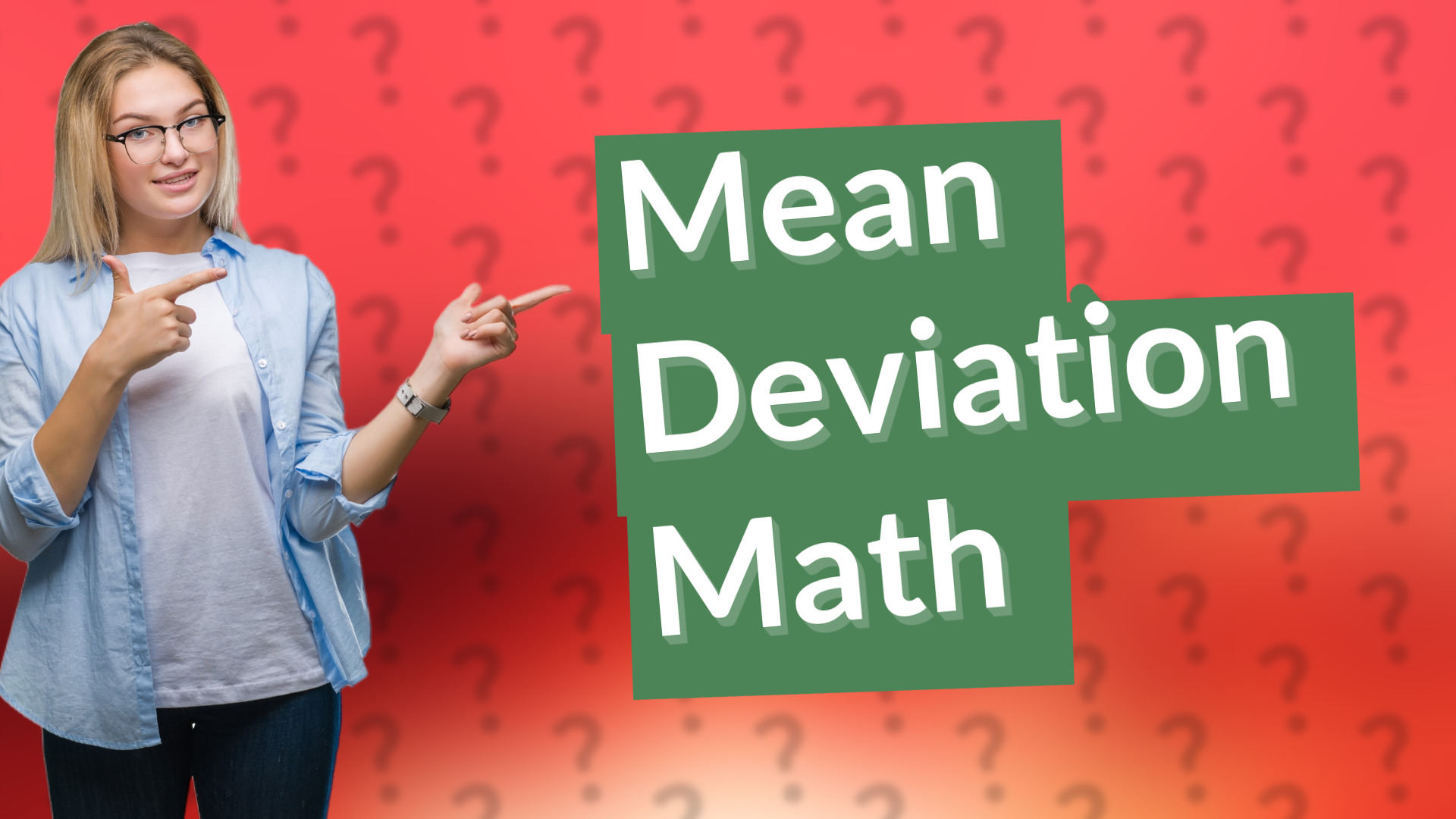 Mean Deviation Math