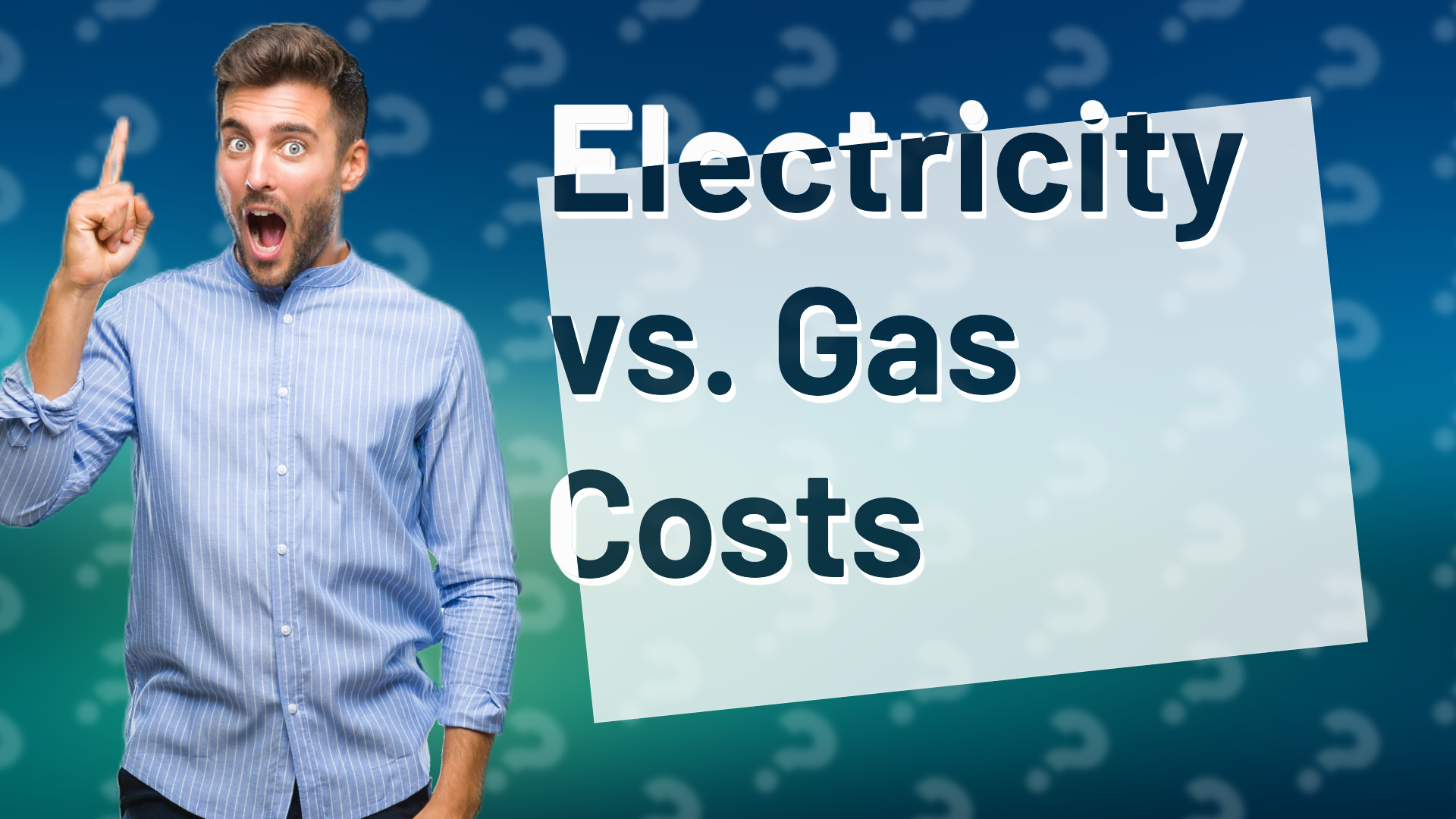 Electricity vs. Gas Costs