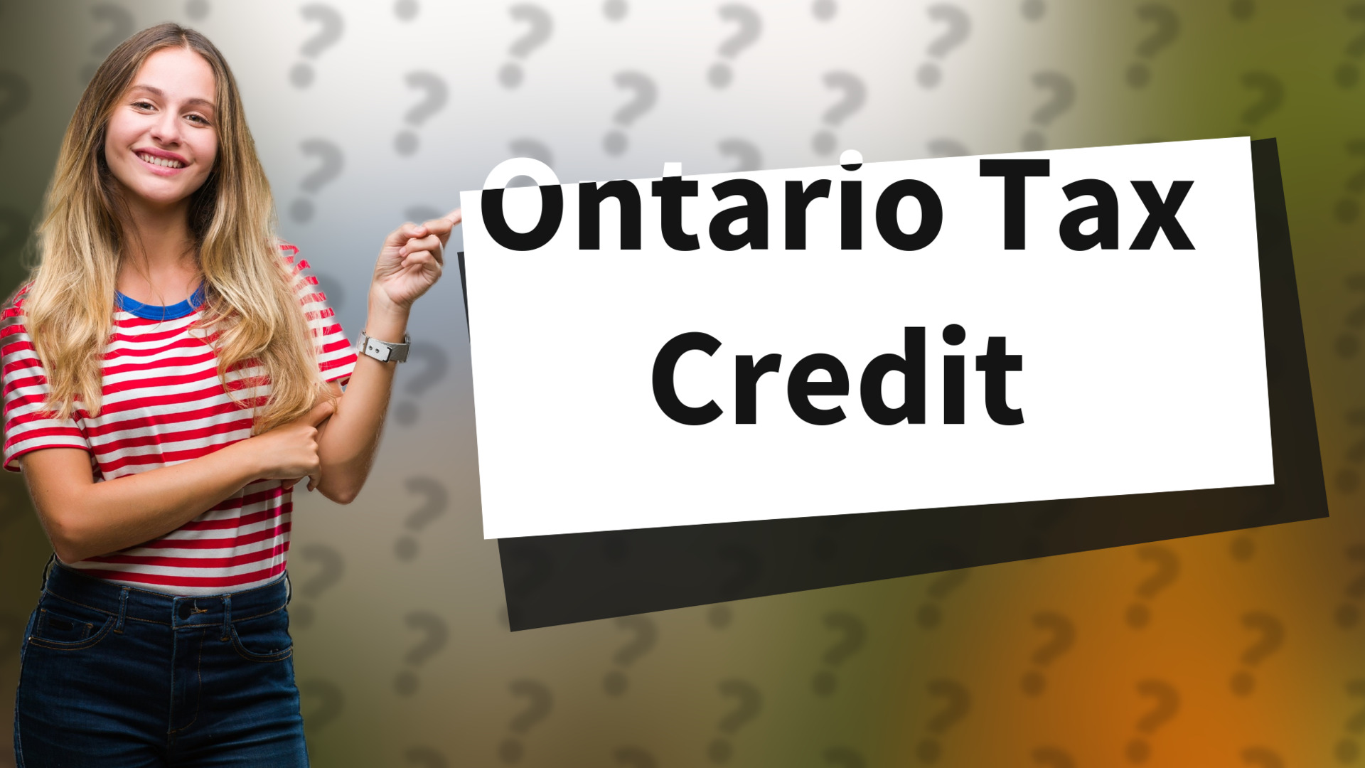 Ontario Tax Credit