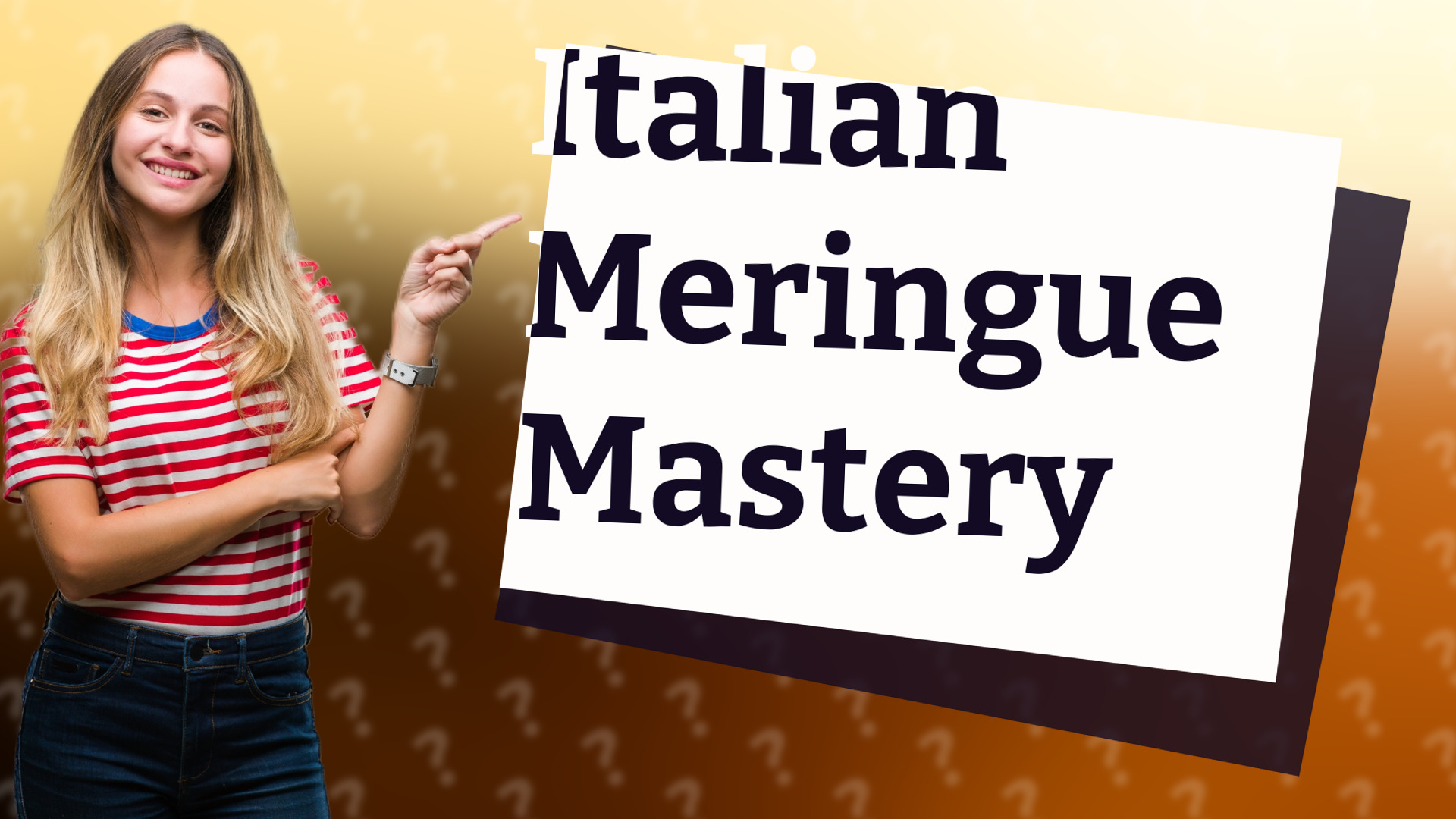 Italian Meringue Mastery