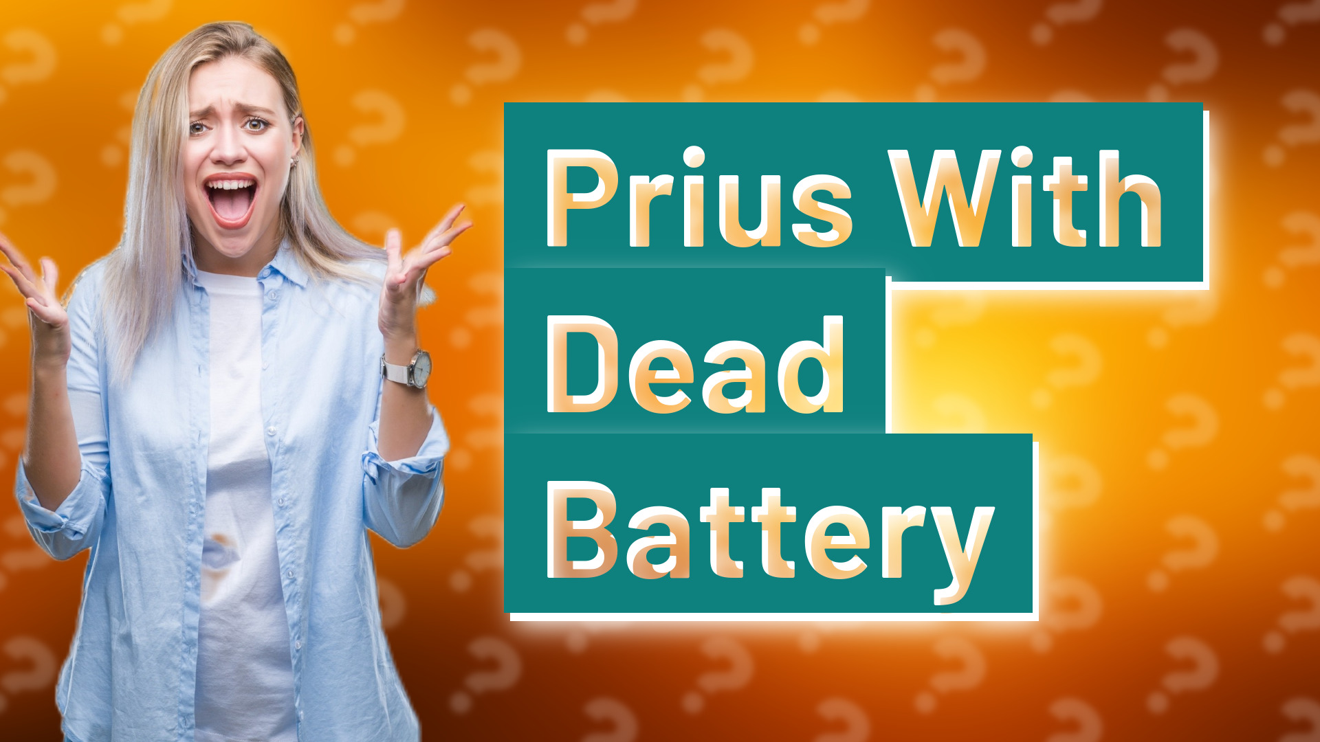 Prius With Dead Battery