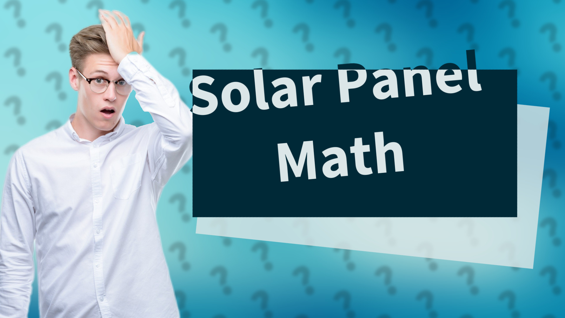 Solar Panel Math