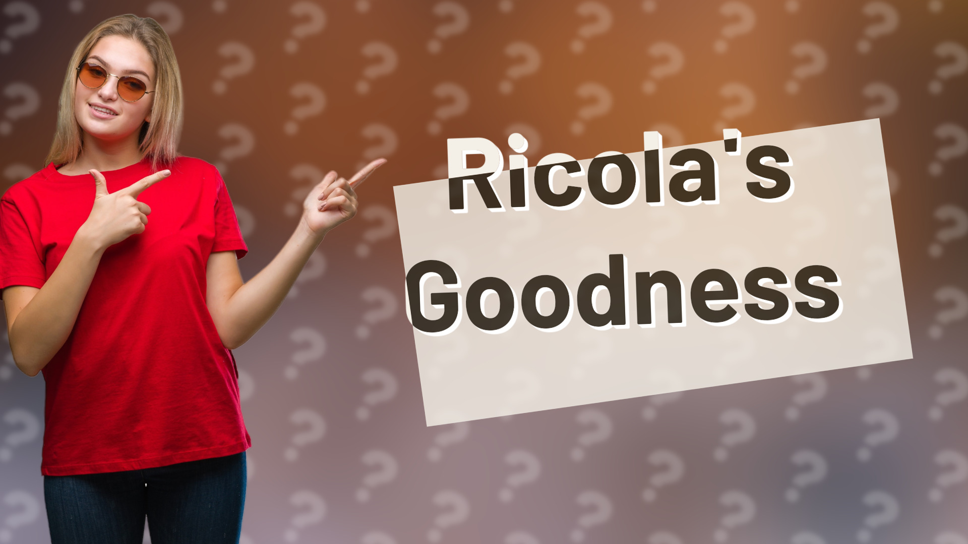Ricola's Goodness