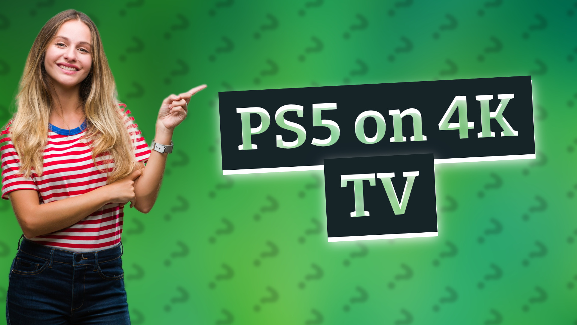 PS5 on 4K TV