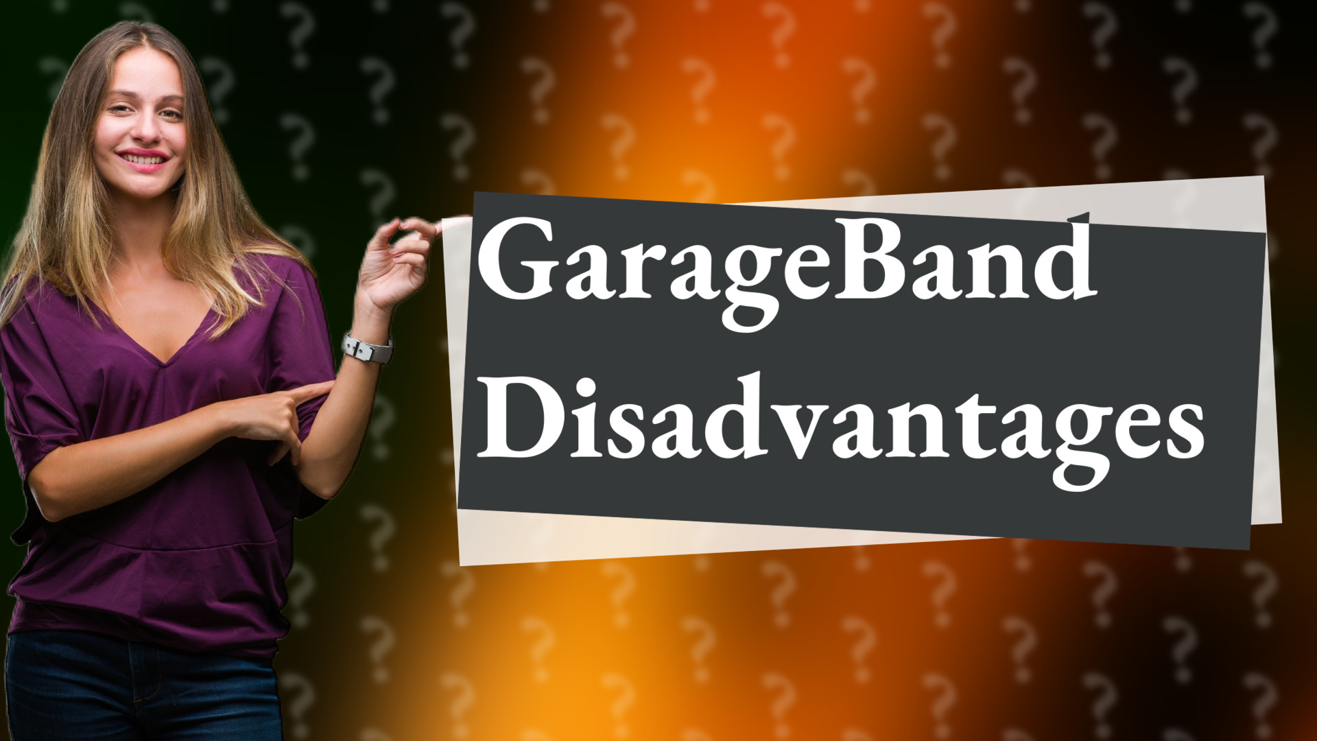GarageBand Disadvantages
