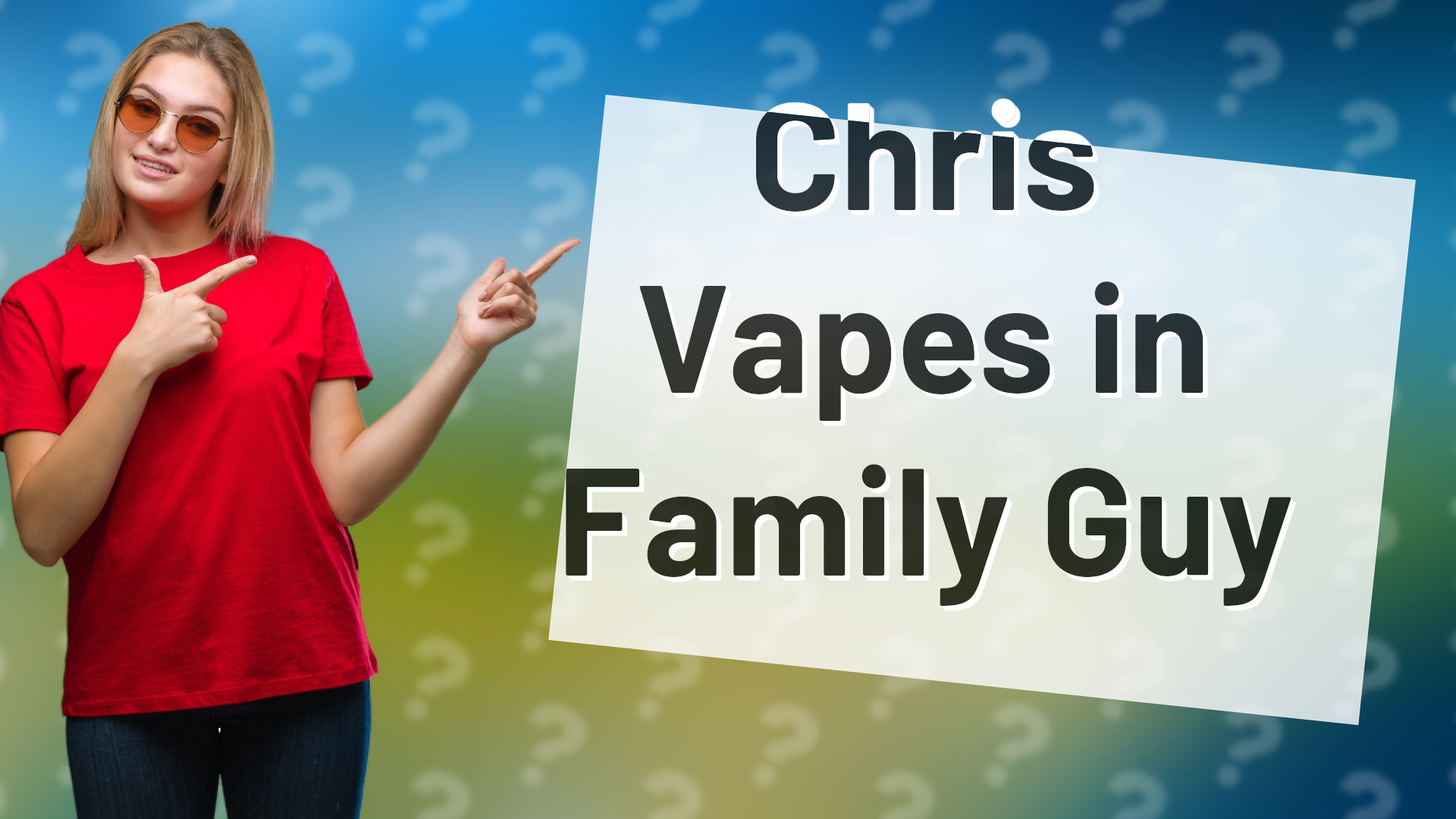 Chris Vapes in Family Guy