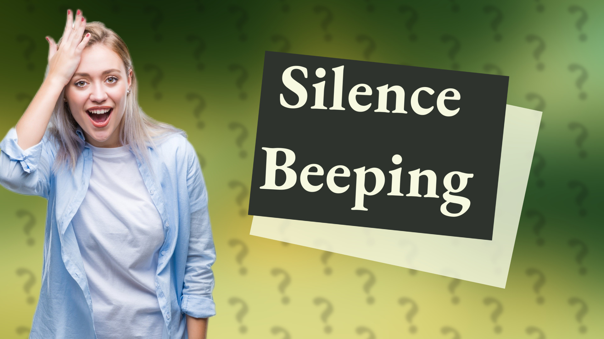 Silence Beeping