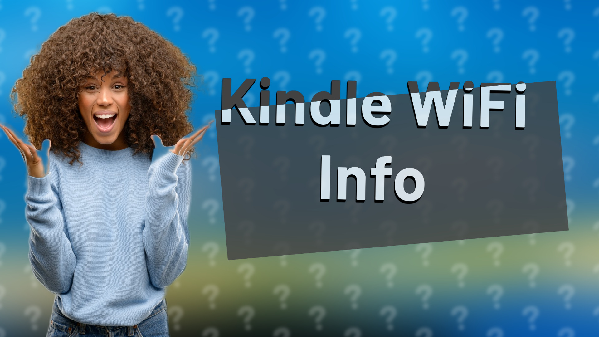 Kindle WiFi Info
