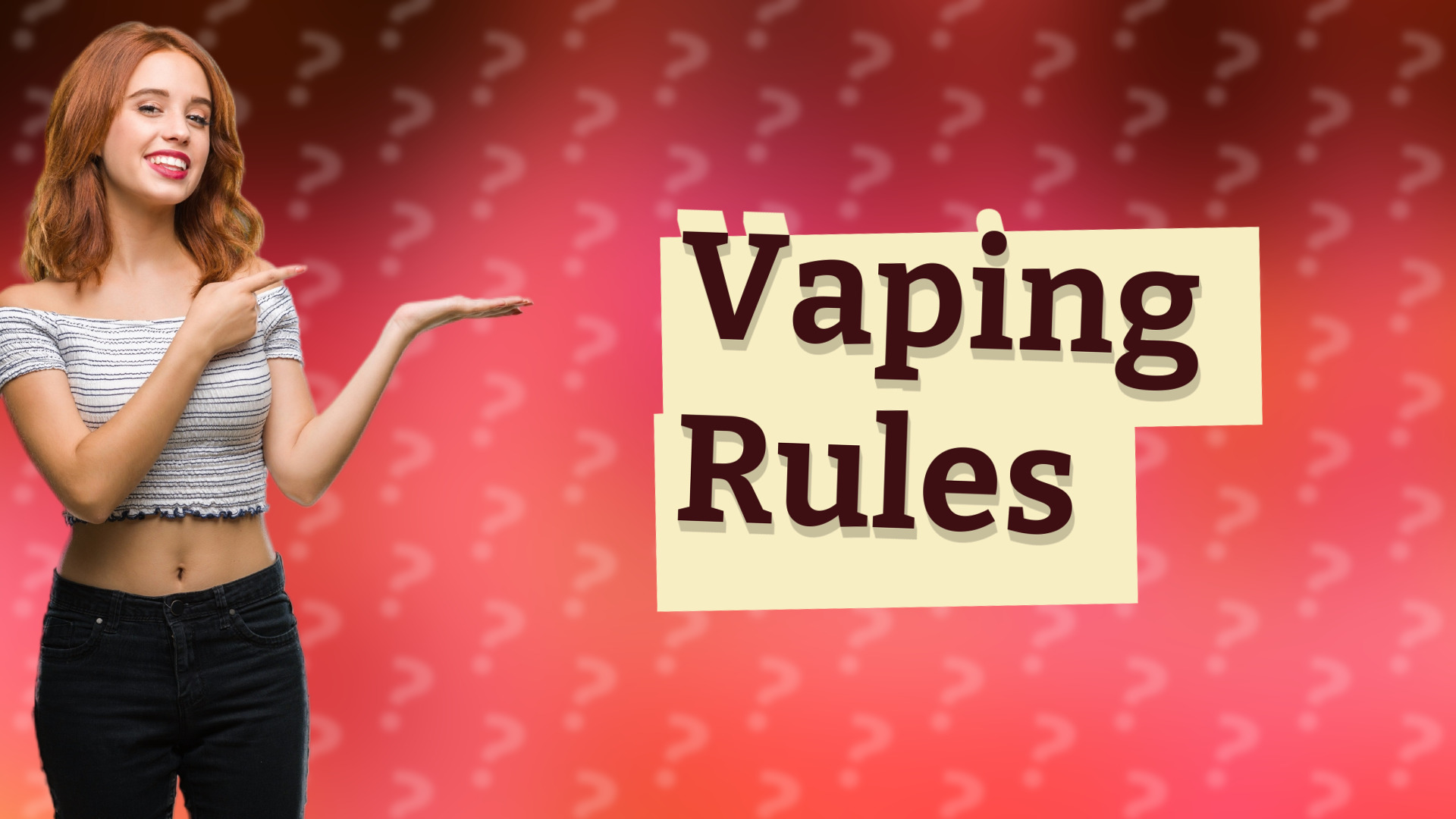 Vaping Rules