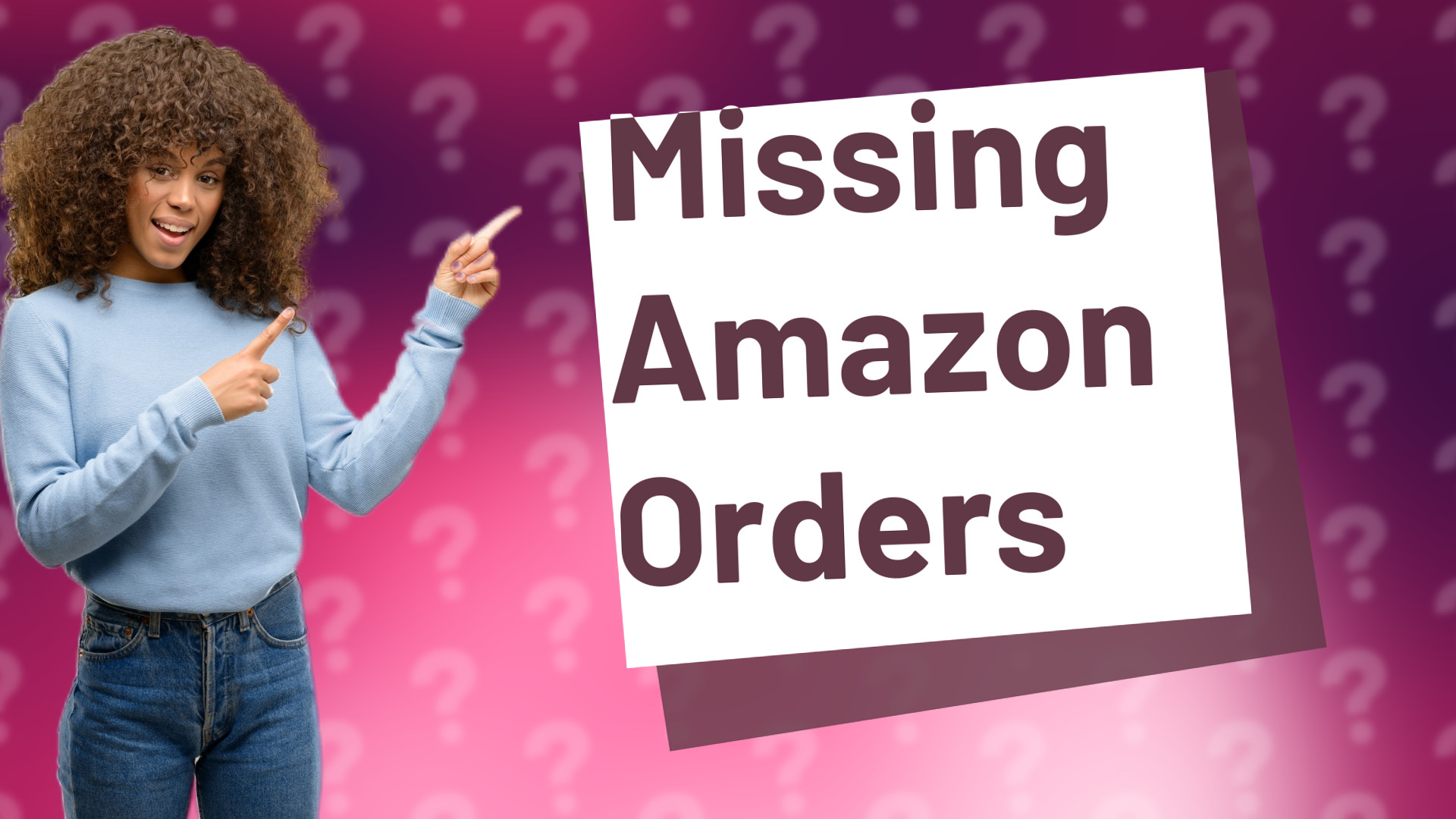 Missing Amazon Orders
