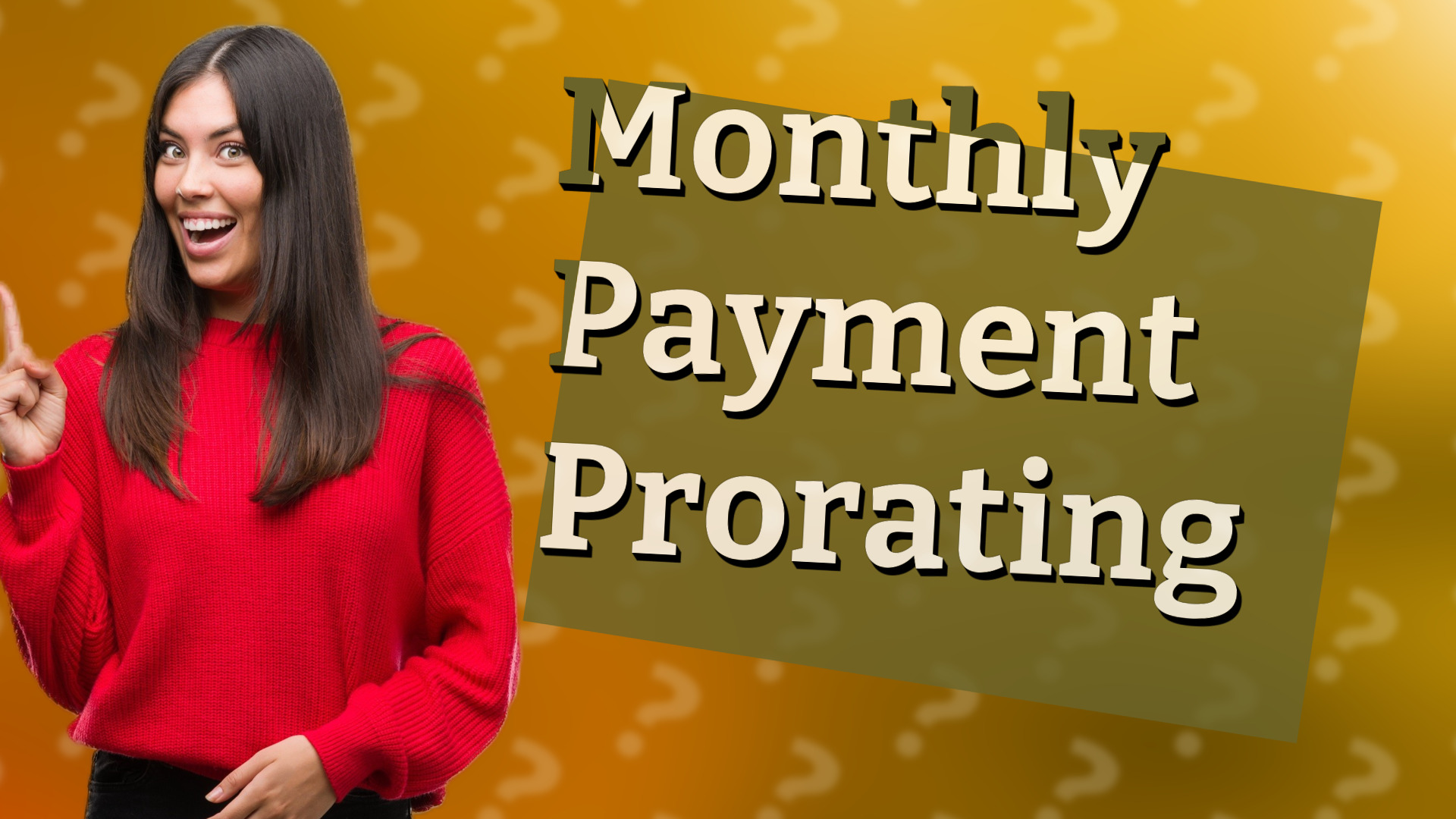 Monthly Payment Prorating