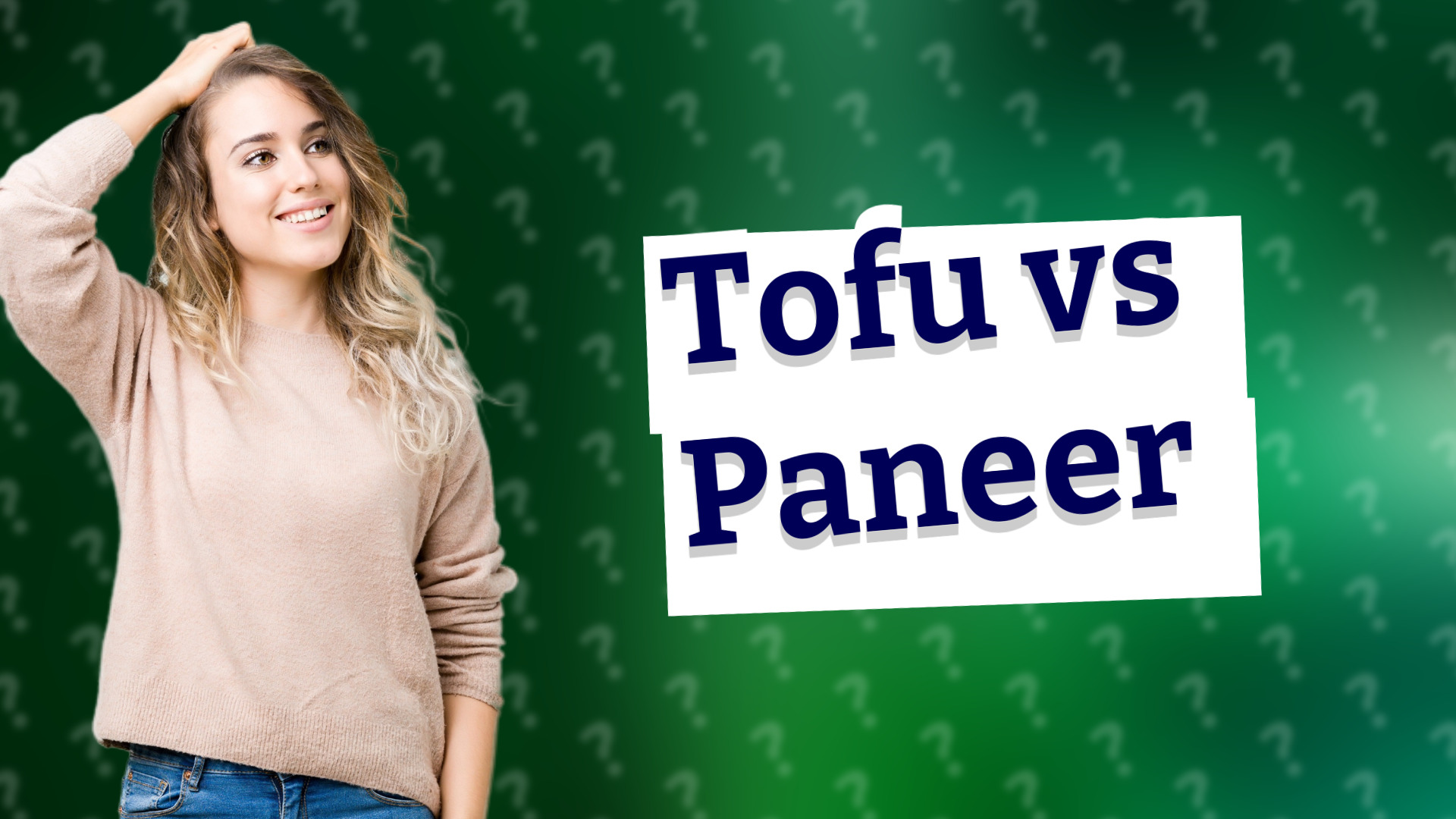Tofu vs Paneer