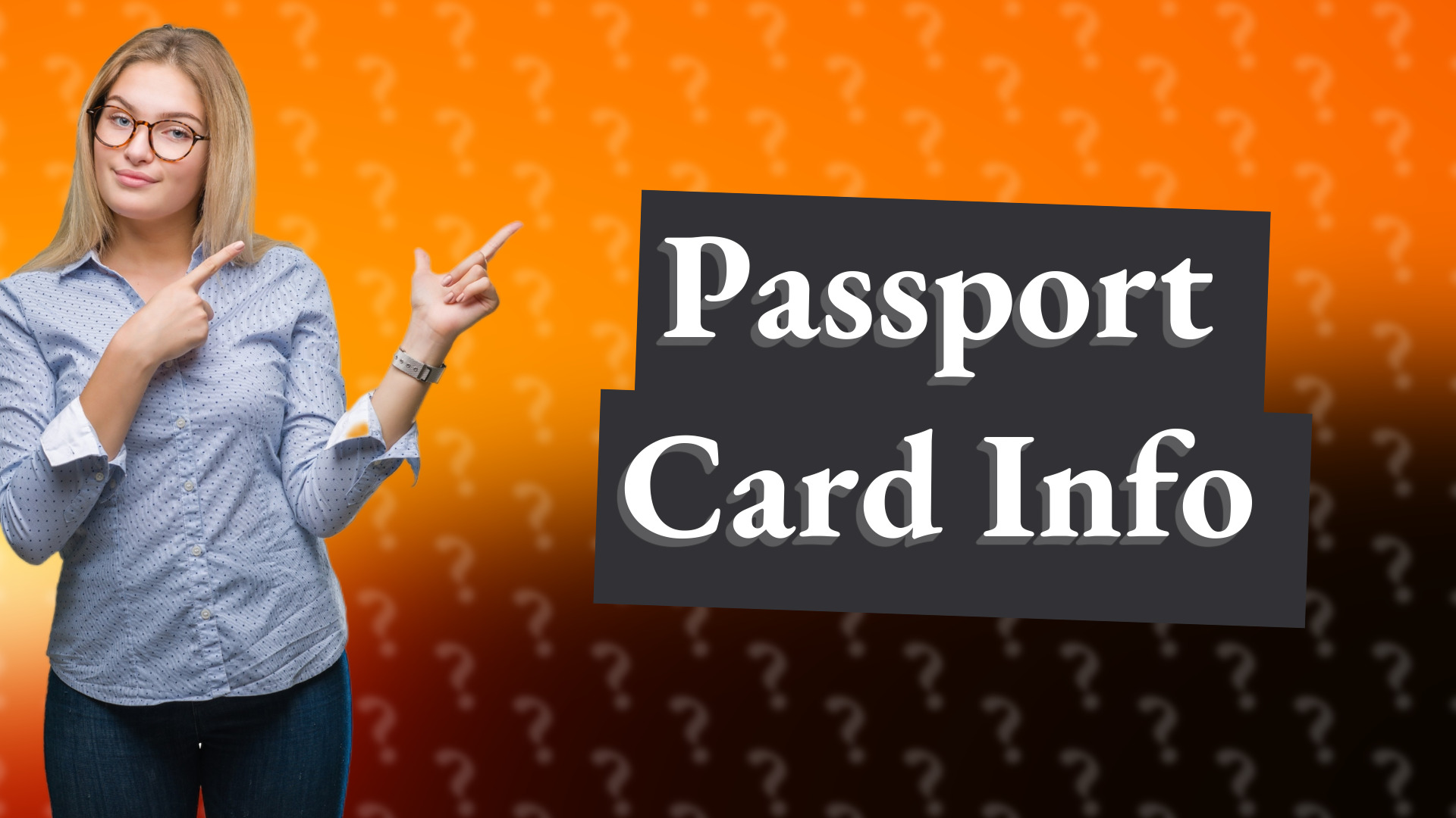 Passport Card Info