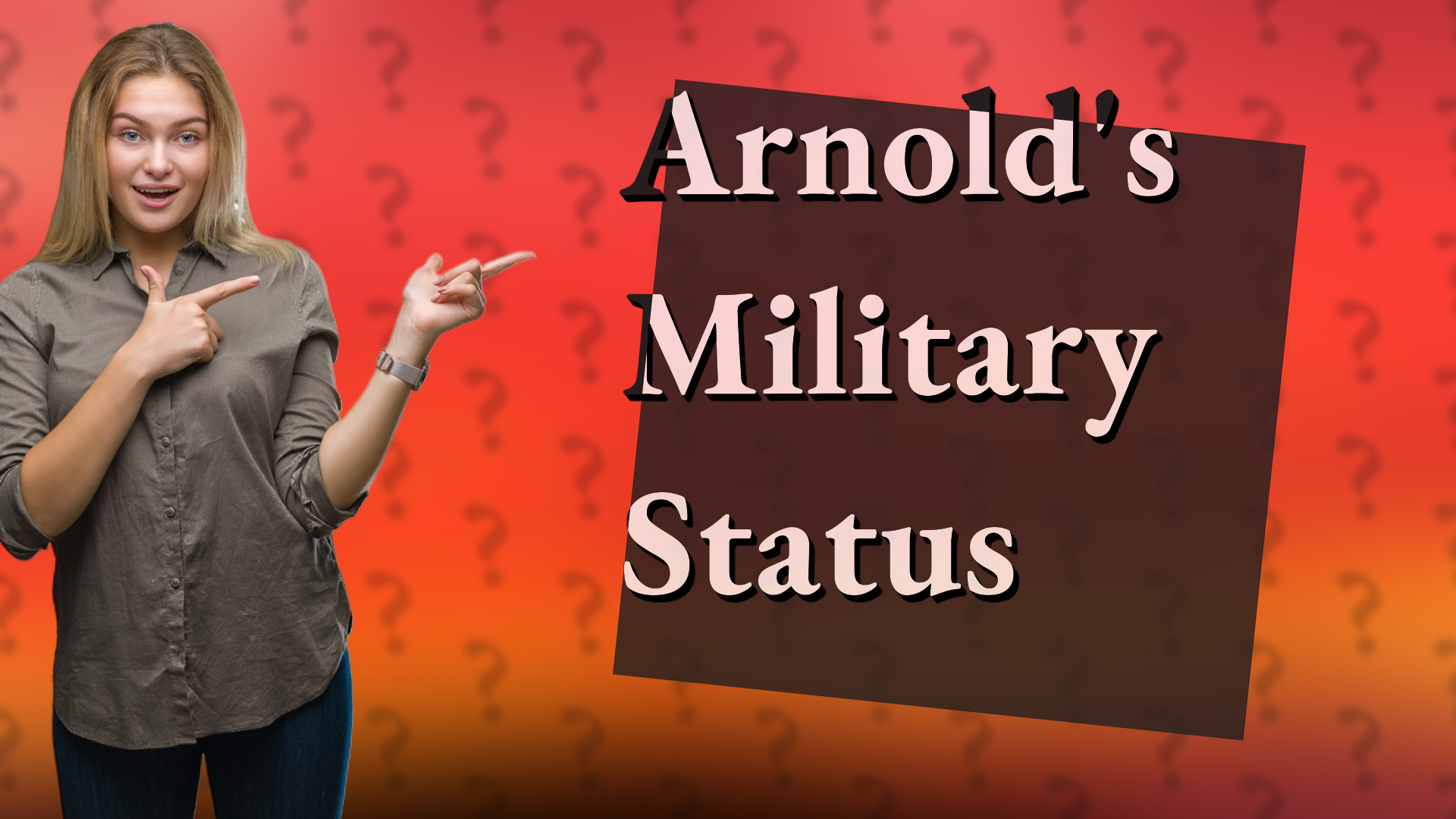 Arnold's Military Status
