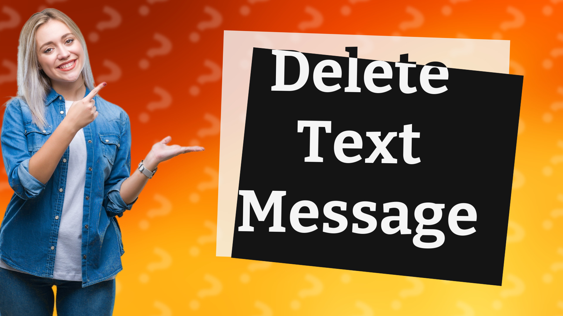 Delete Text Message