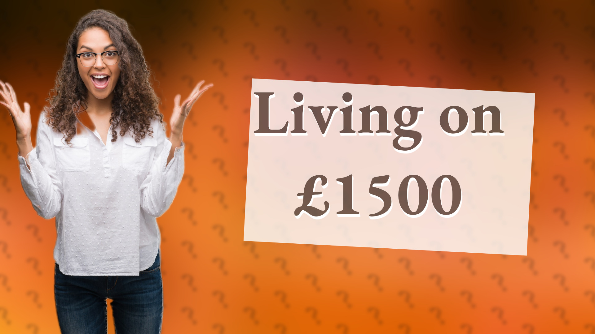 Living on £1500