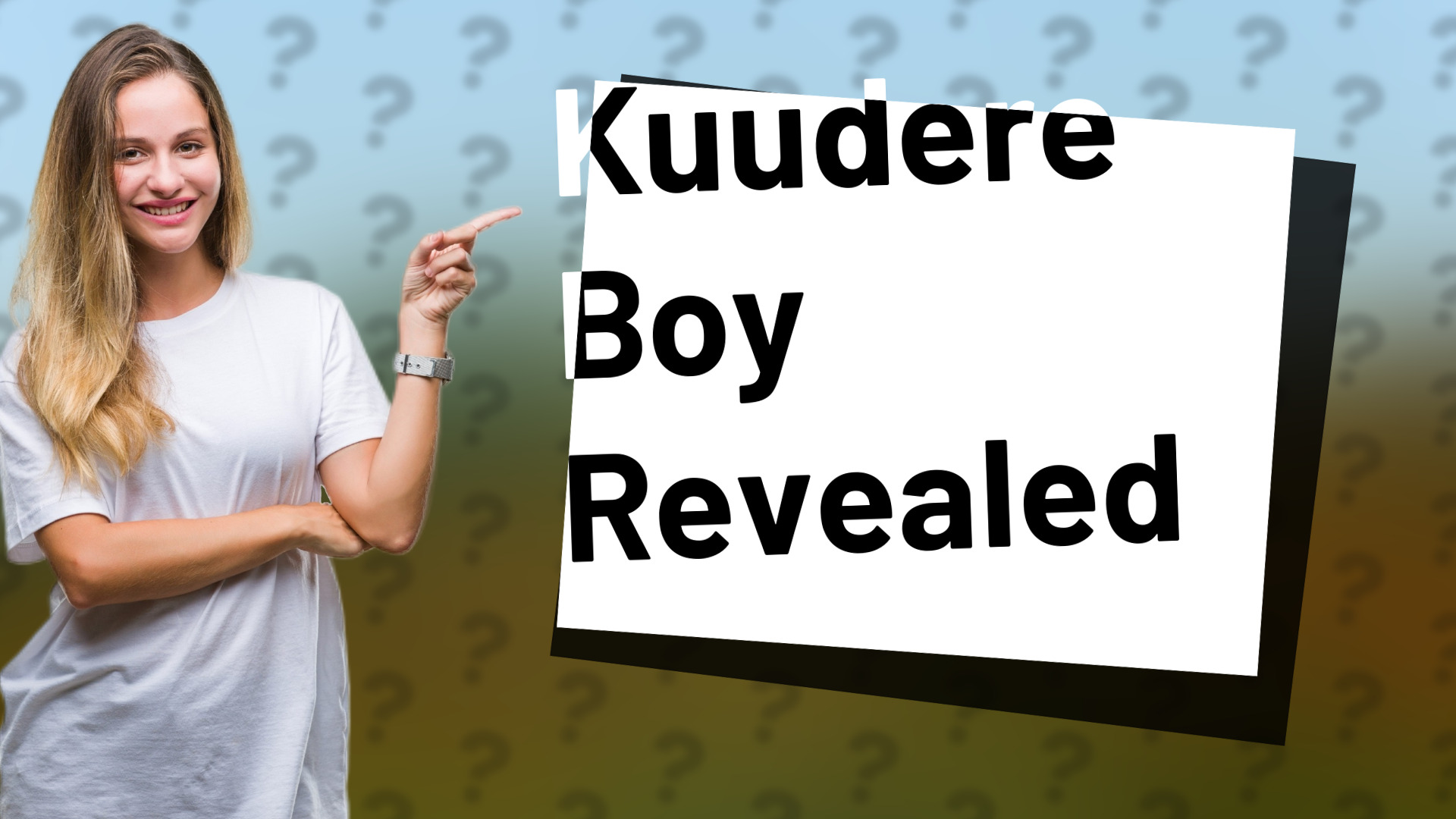 Kuudere Boy Revealed