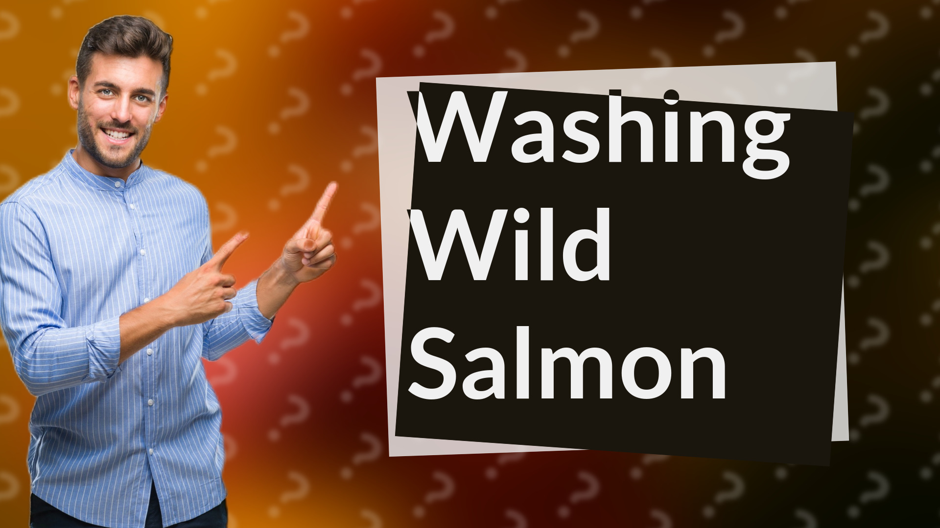 Washing Wild Salmon
