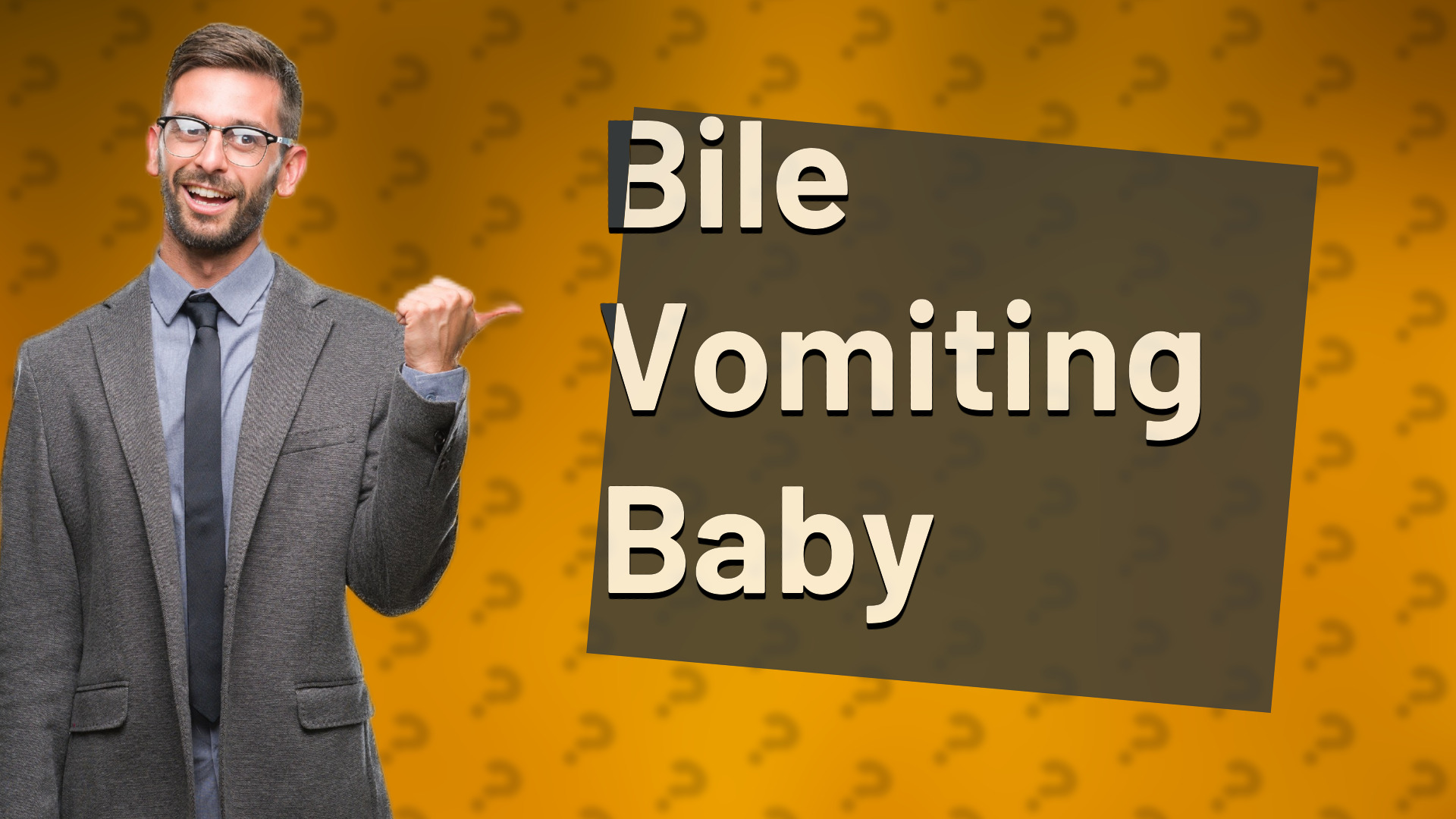 Bile Vomiting Baby