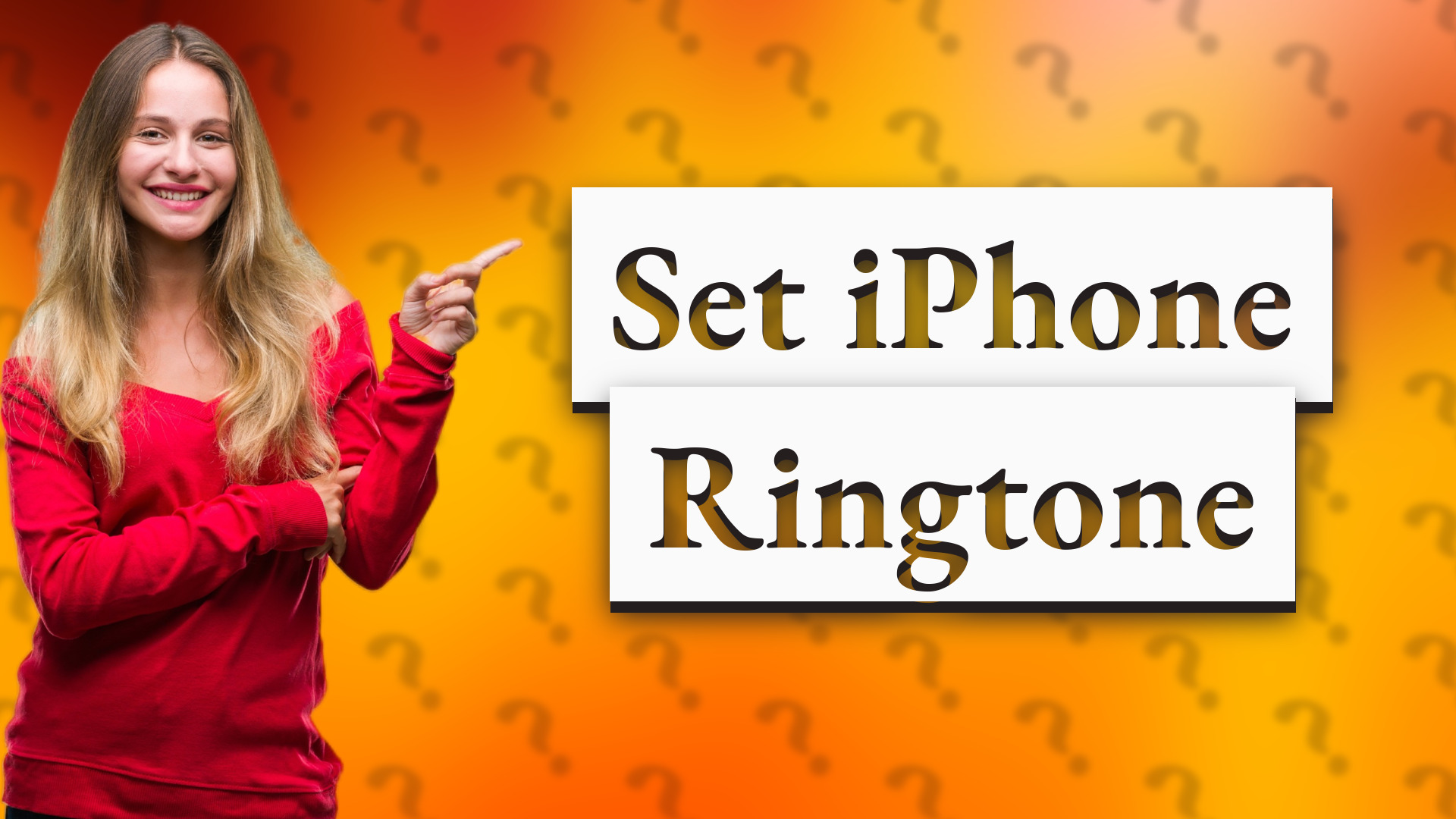 Set iPhone Ringtone