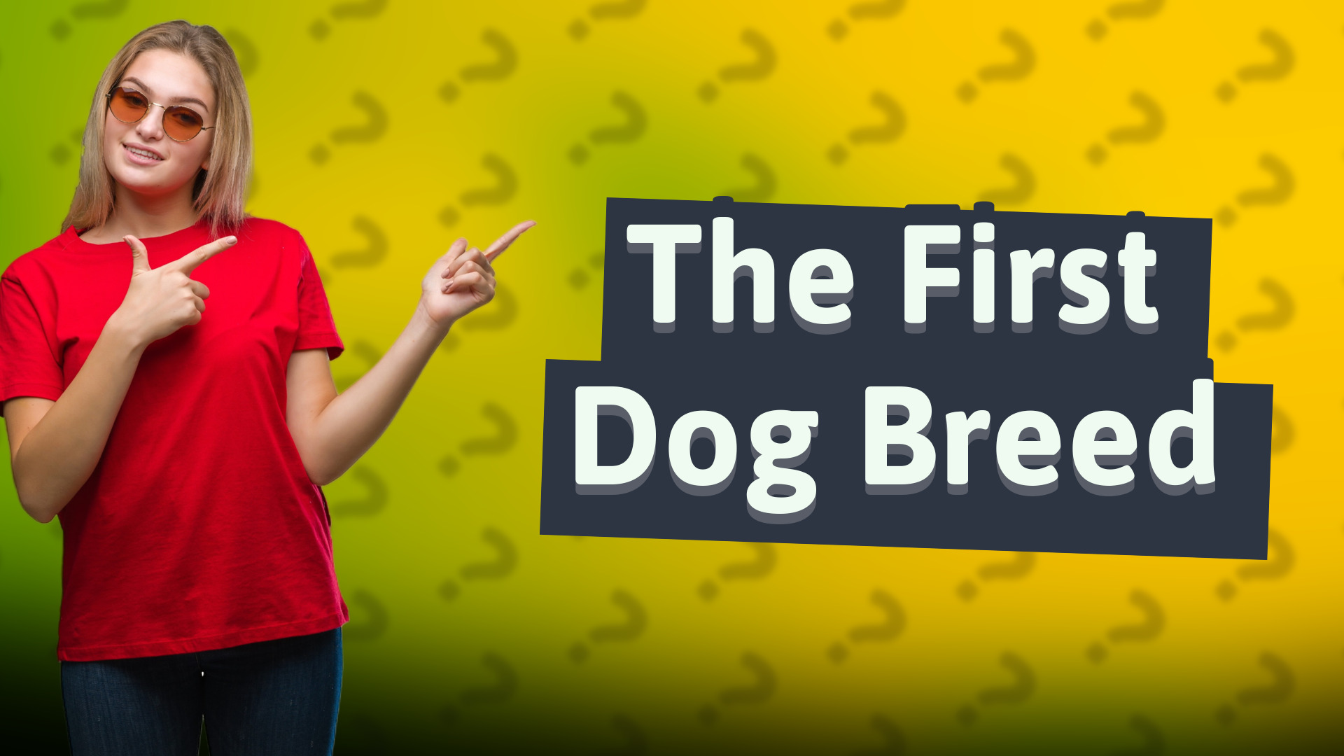 The First Dog Breed