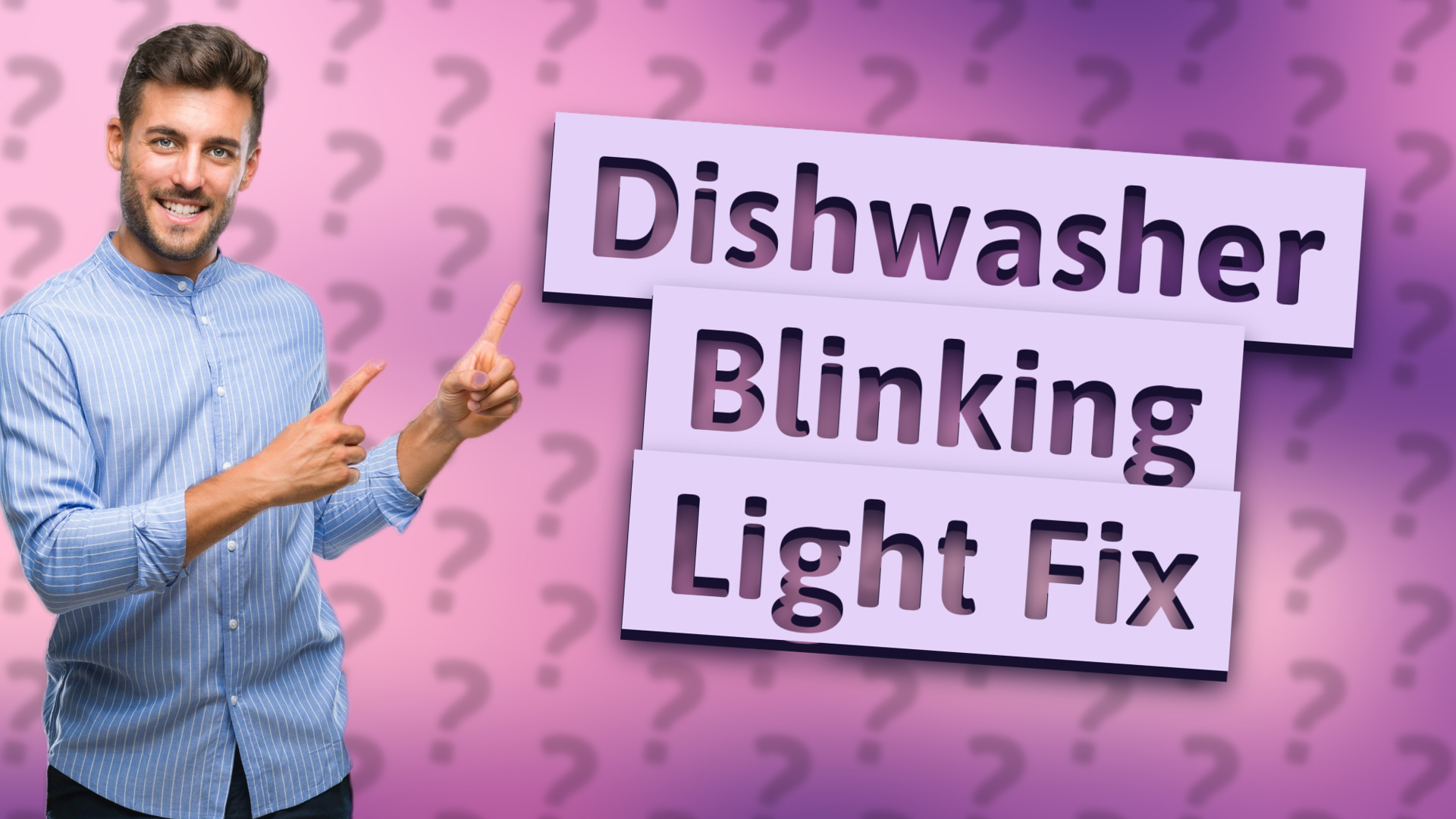 Dishwasher Blinking Light Fix