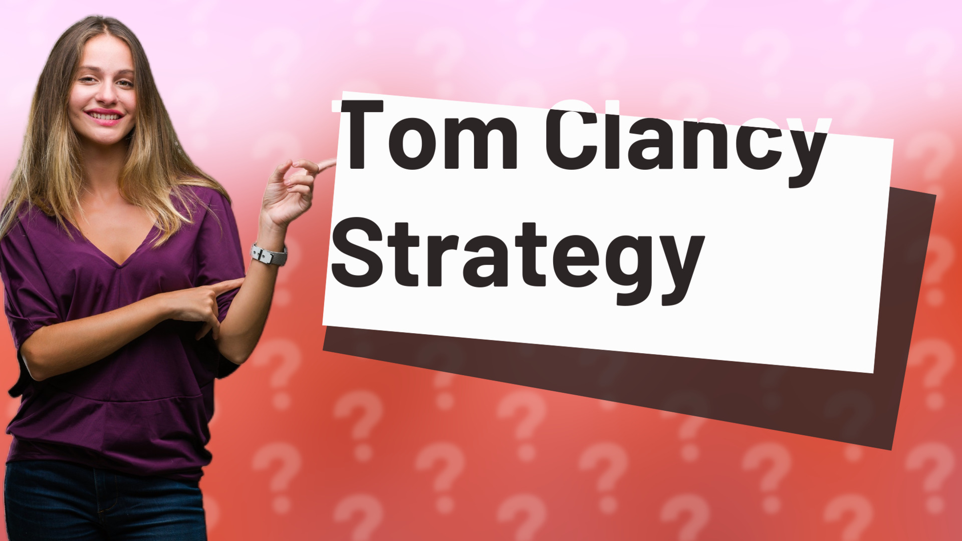 Tom Clancy Strategy