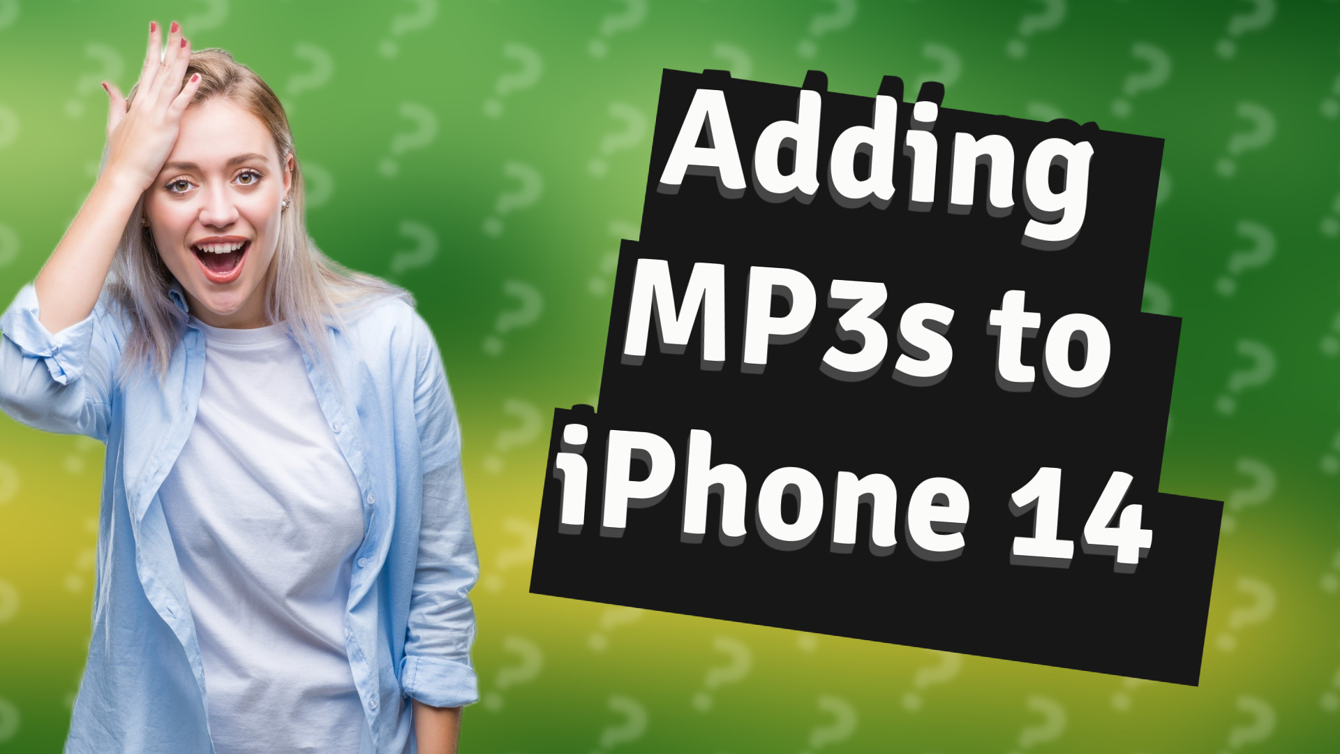 Adding MP3s to iPhone 14