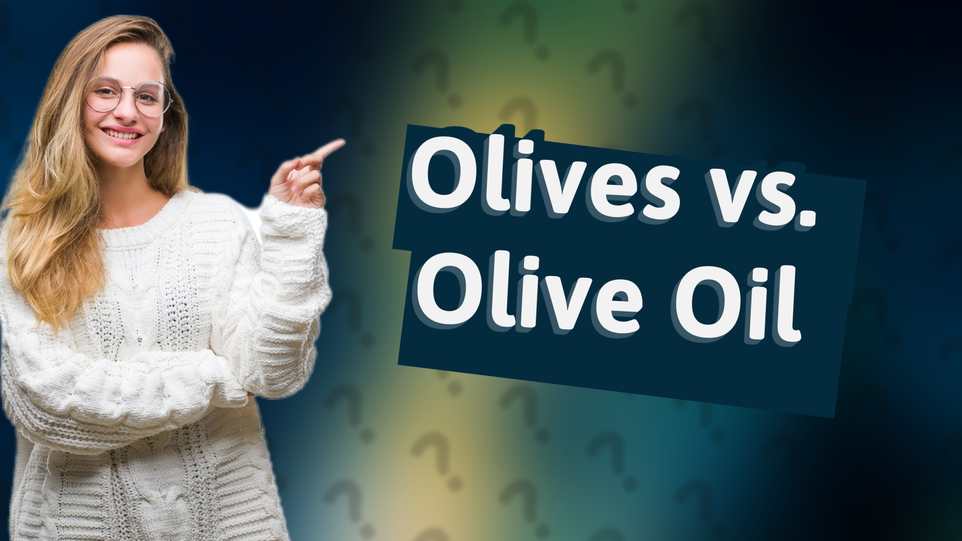 Olives vs. Olive Oil