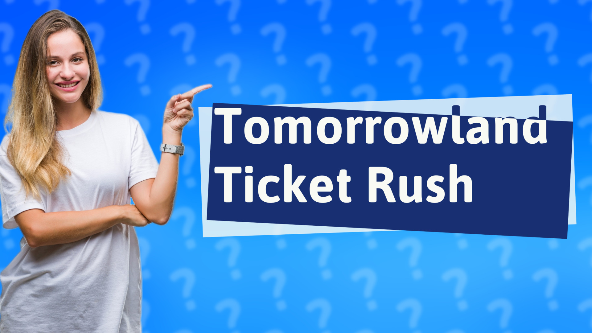 Tomorrowland Ticket Rush
