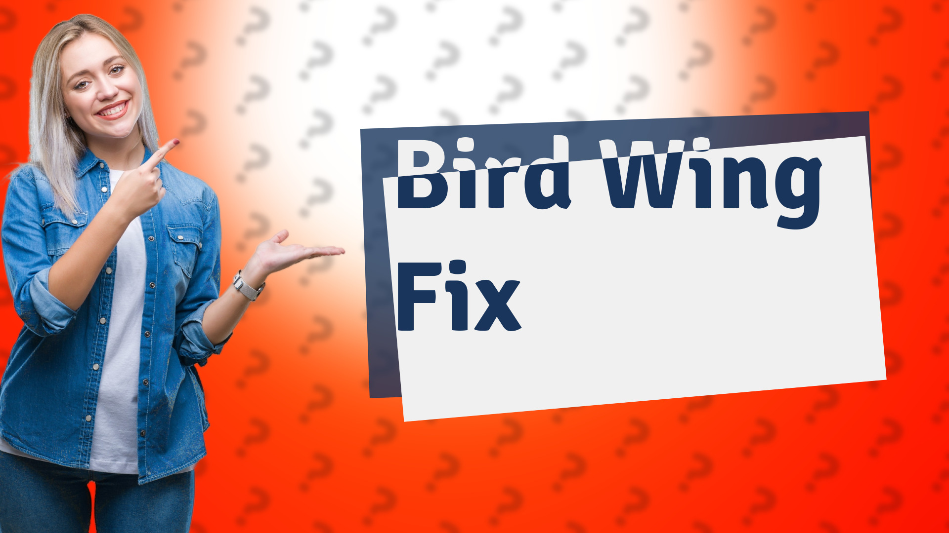 Bird Wing Fix