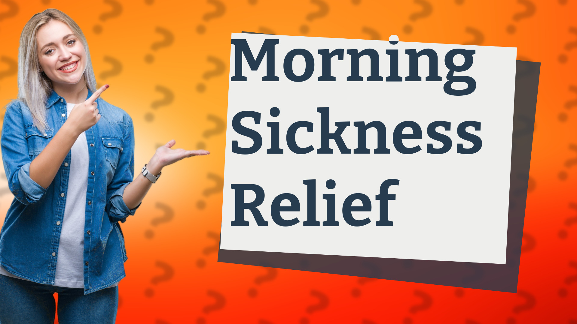 Morning Sickness Relief