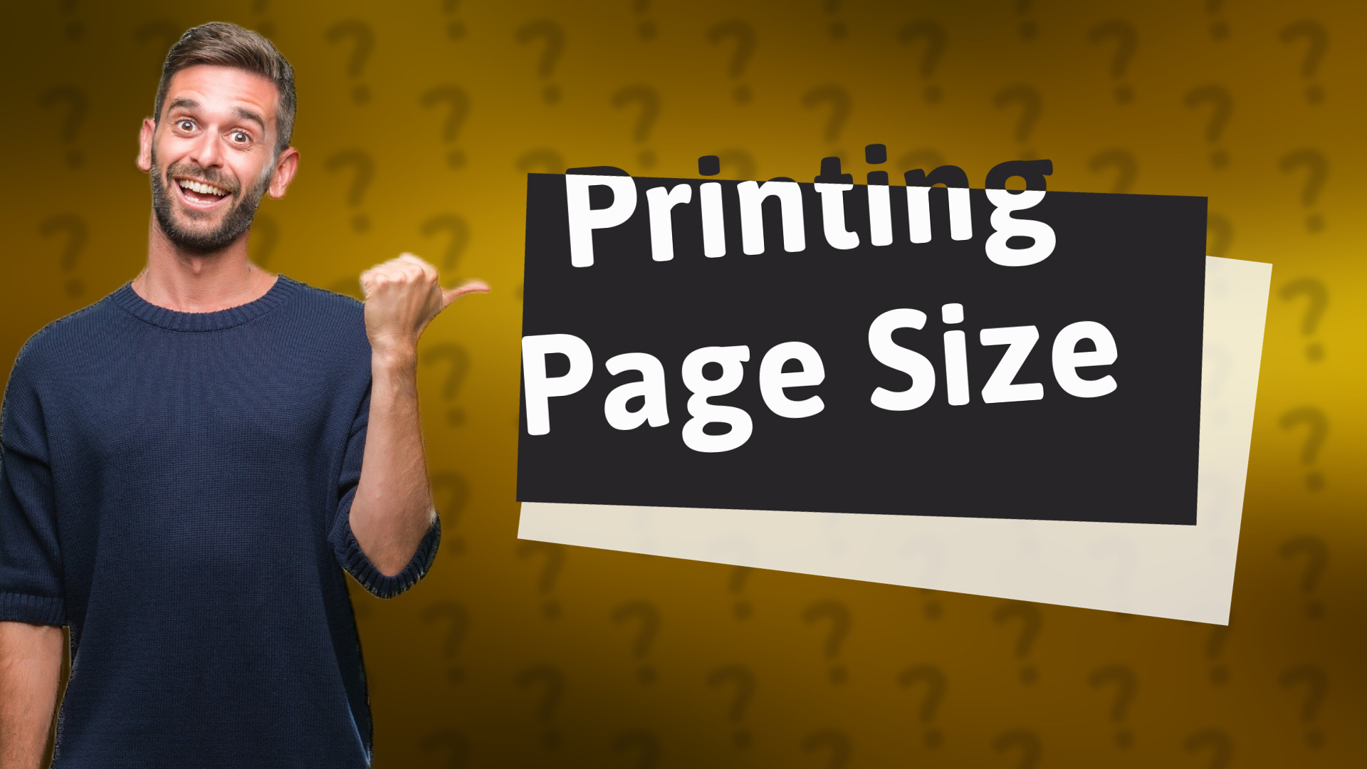 Printing Page Size