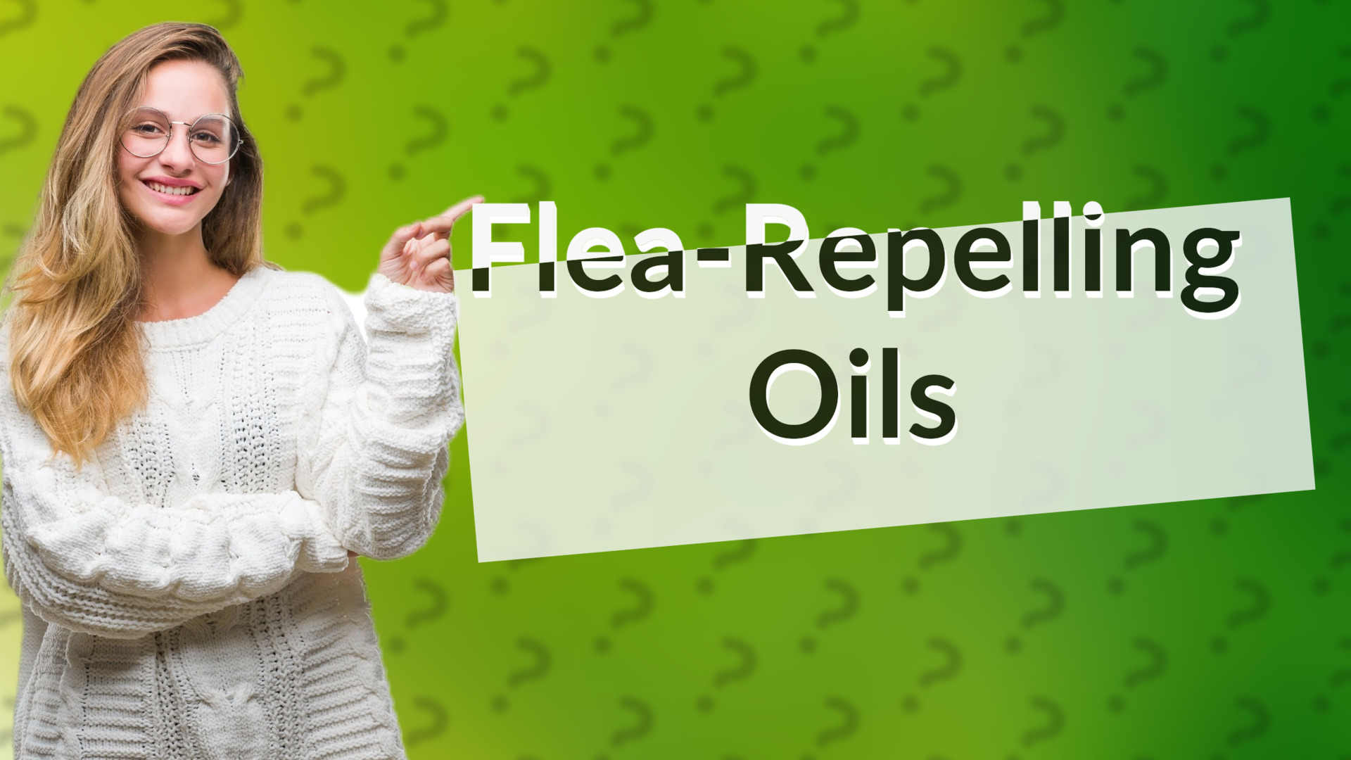 Flea-Repelling Oils