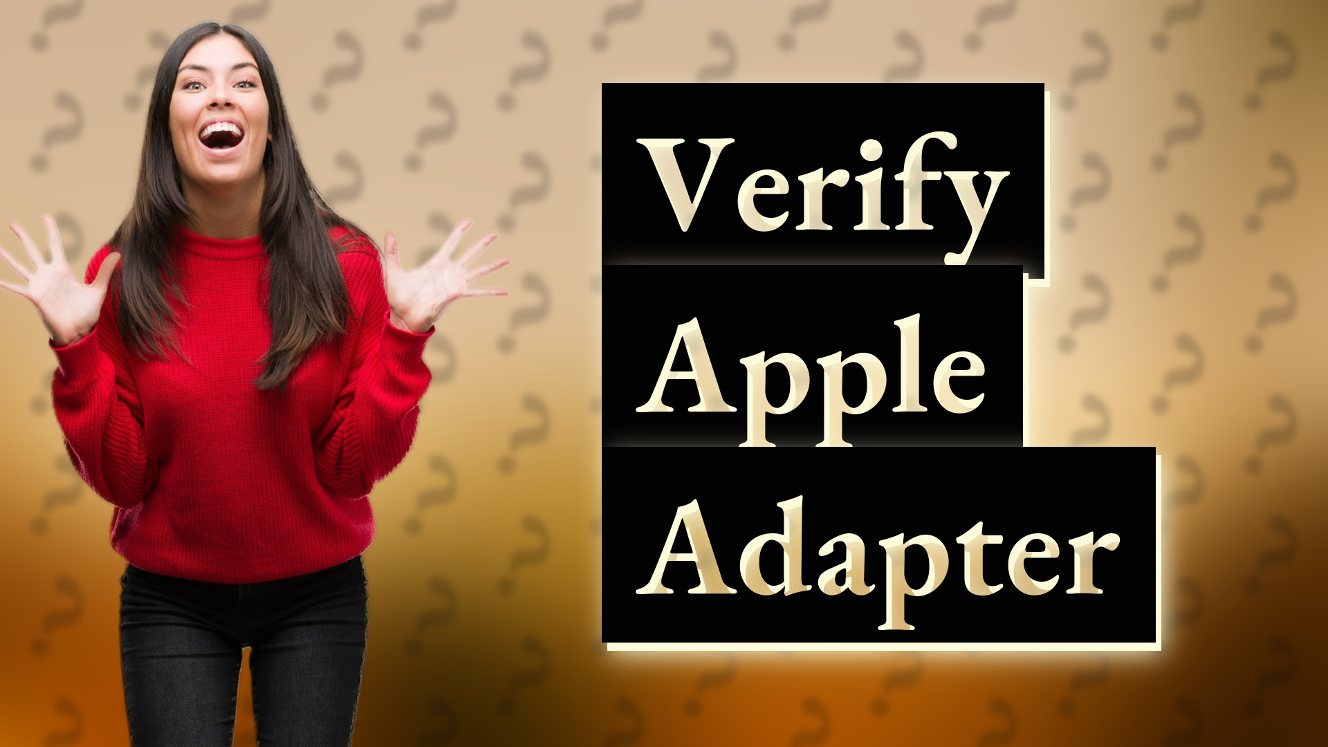 Verify Apple Adapter