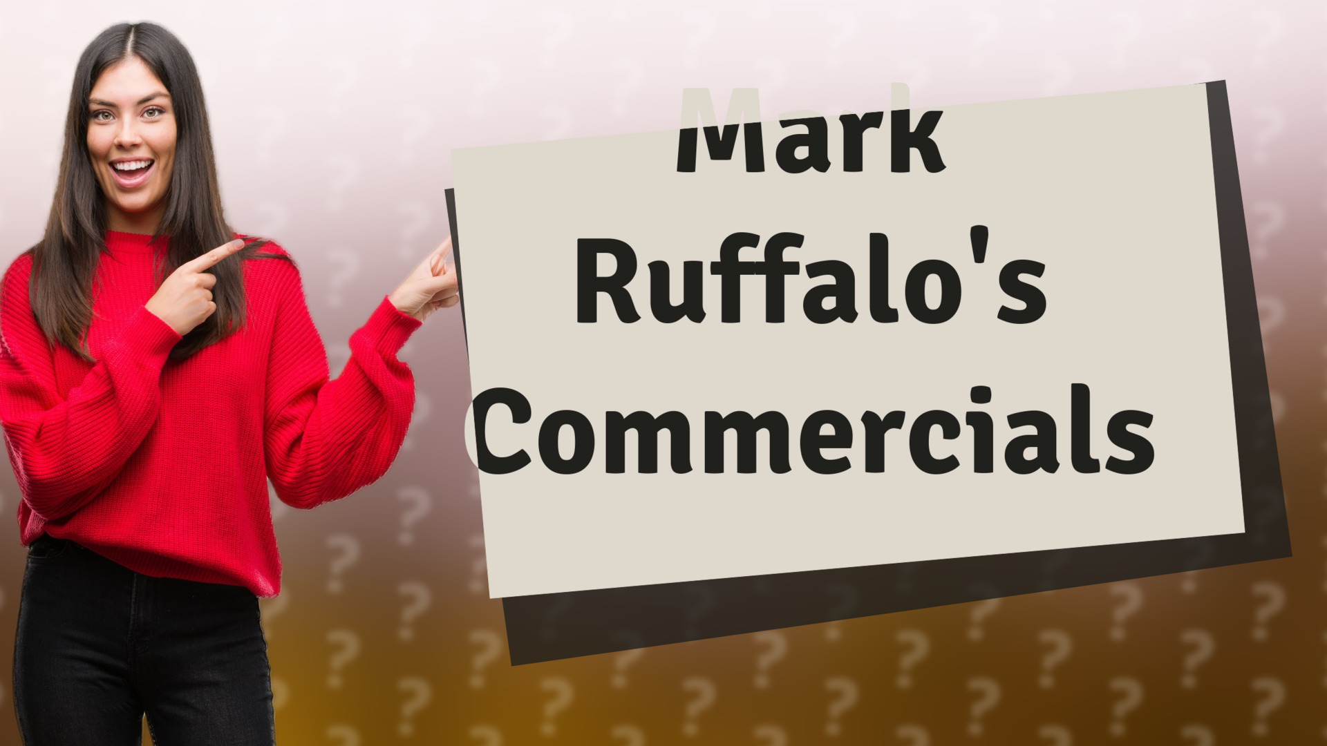 Mark Ruffalo's Commercials