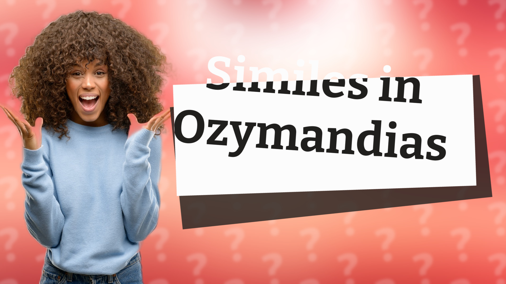 Similes in Ozymandias