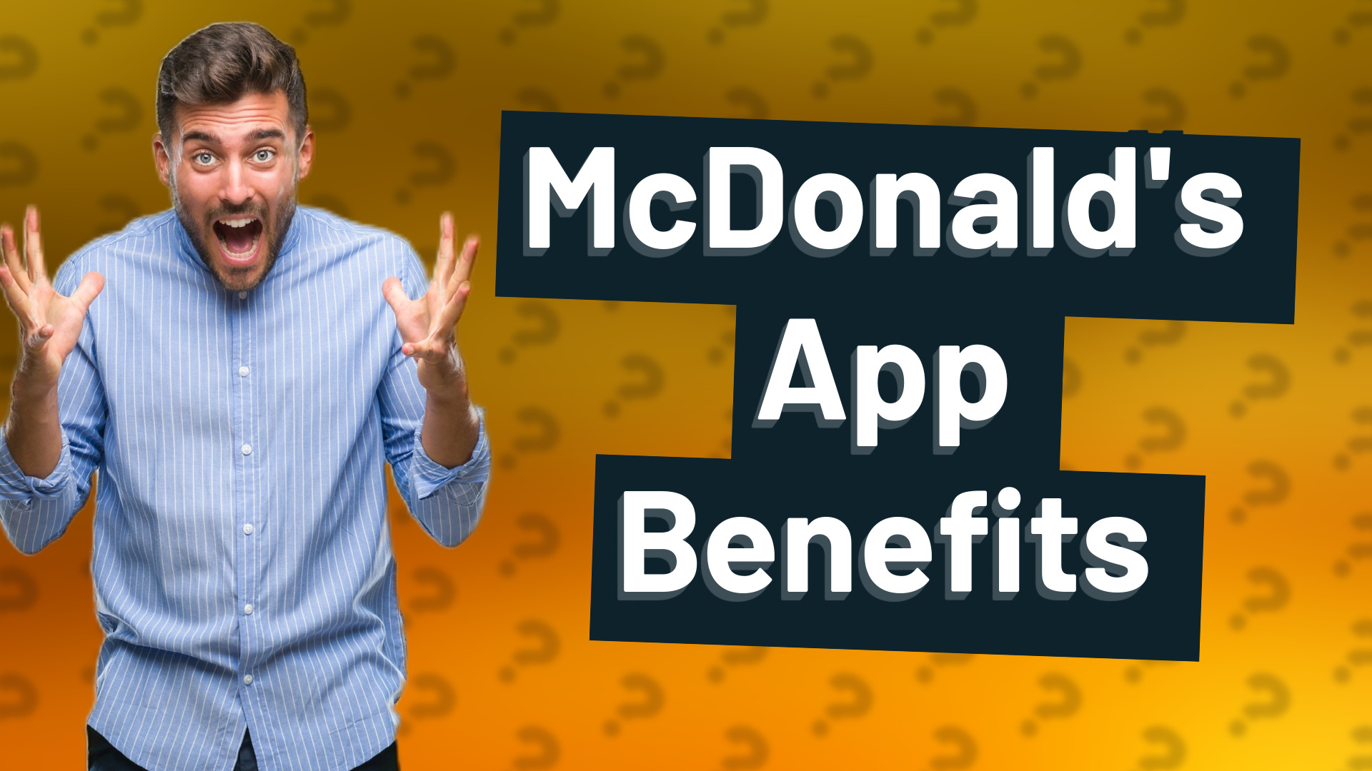 McDonald's App Benefits